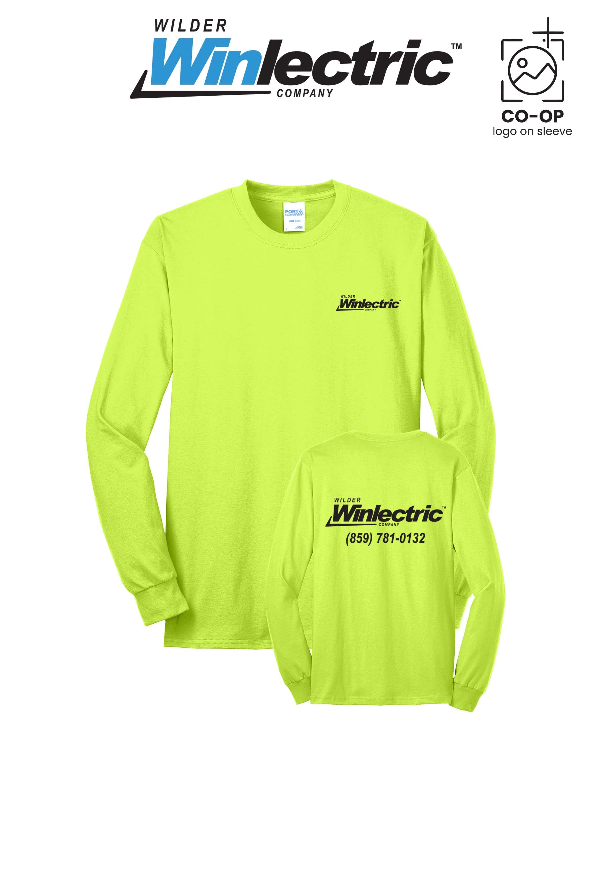 Port & Co™ Long Sleeve Core Blend Tee - Wilder Winlectric