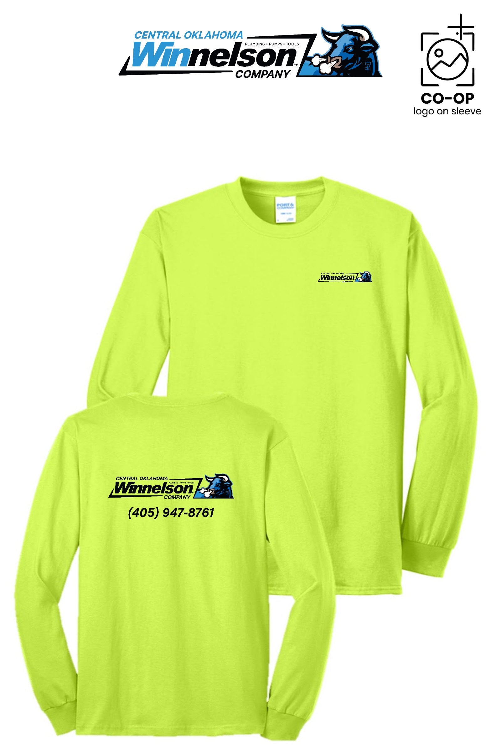 Port & Co™ Long Sleeve Core Blend Tee - Winnelson Central Oklahoma