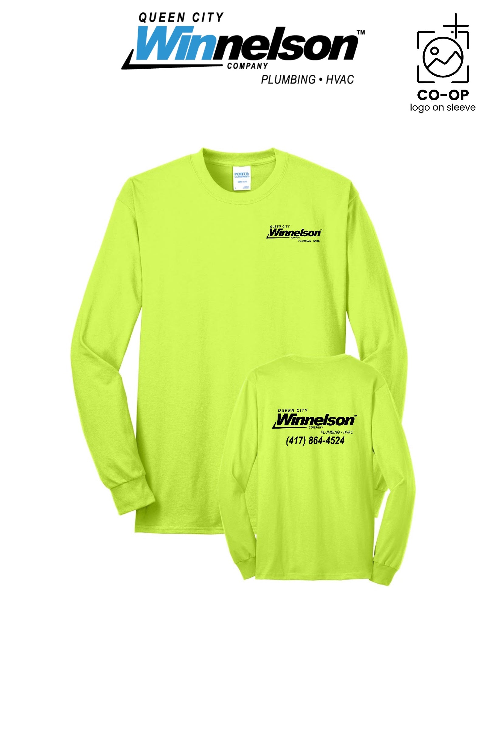 Port & Co™ Long Sleeve Core Blend Tee - Queen City Winnelson