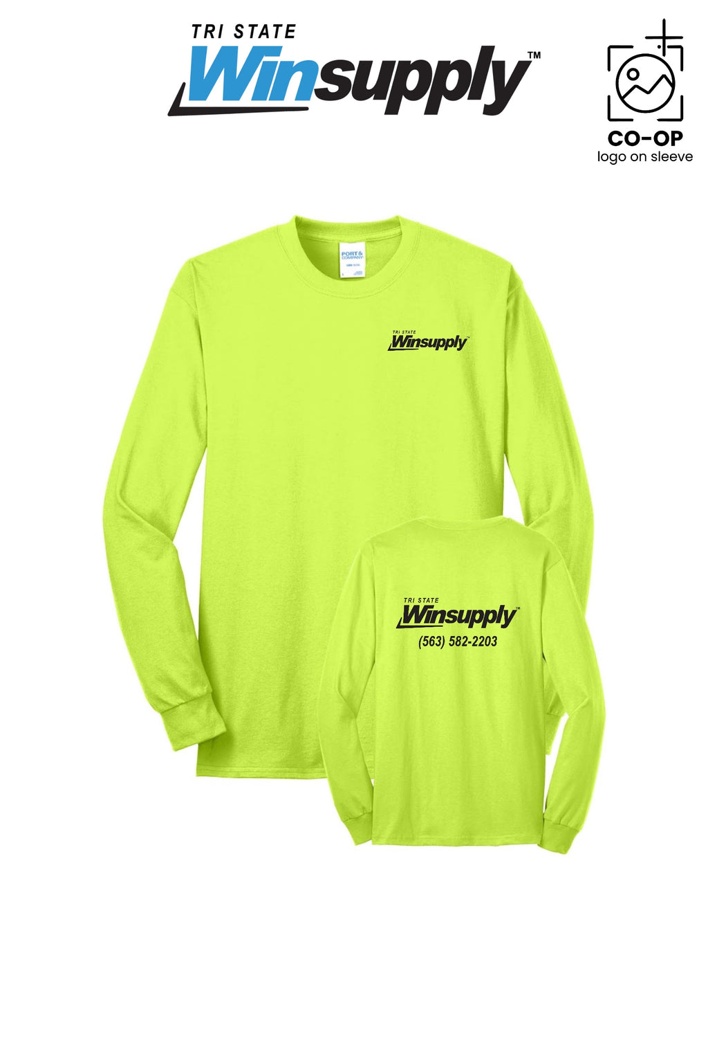 Port & Co™ Long Sleeve Core Blend Tee - Tri-State Winsupply
