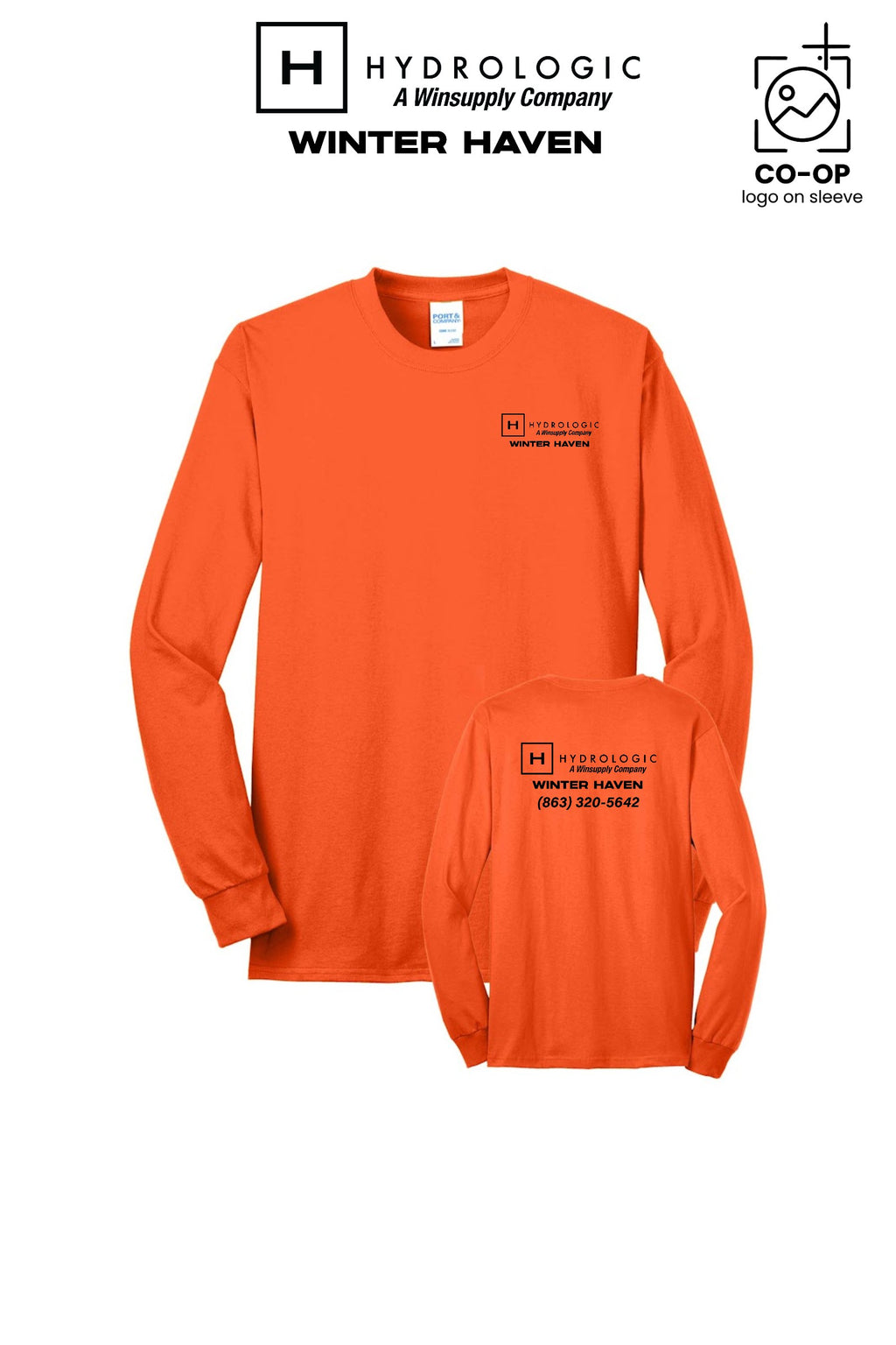 Port & Co™ Long Sleeve Core Blend Tee - Winsupply of Winter Haven