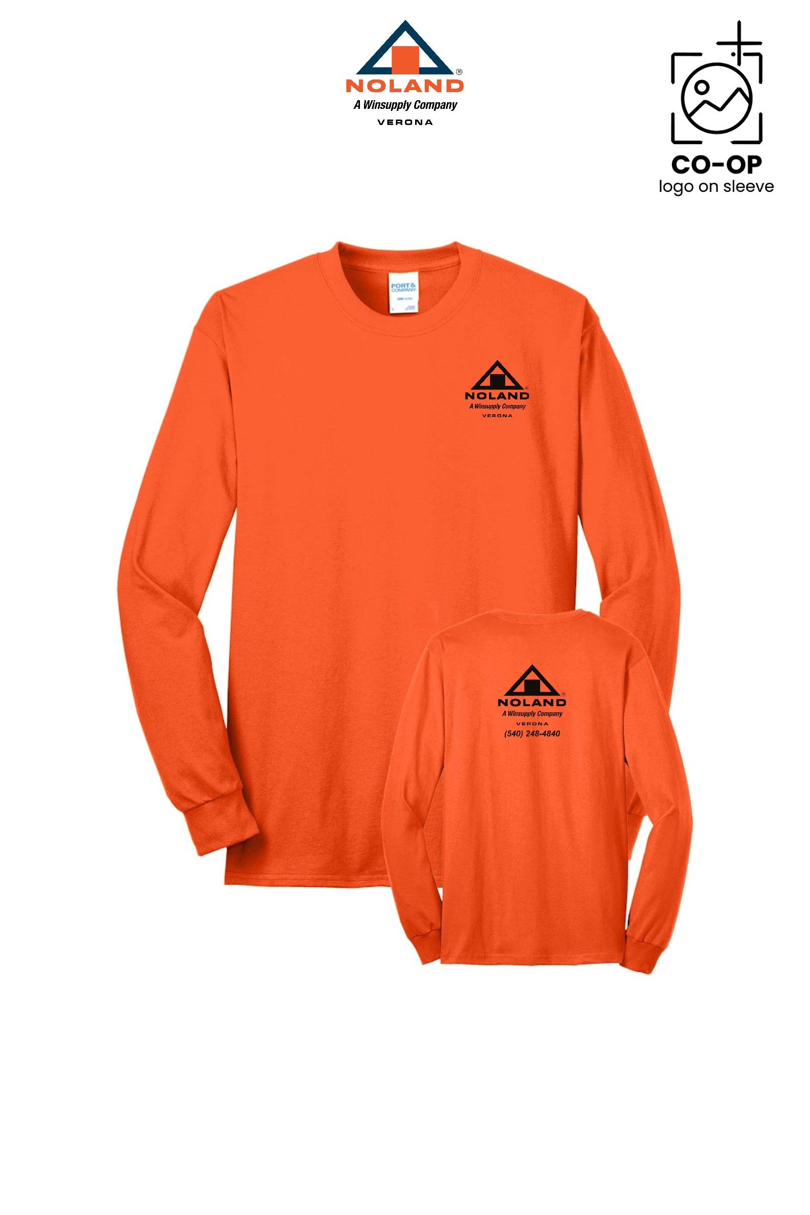 Port & Co™ Long Sleeve Core Blend Tee - Verona Noland