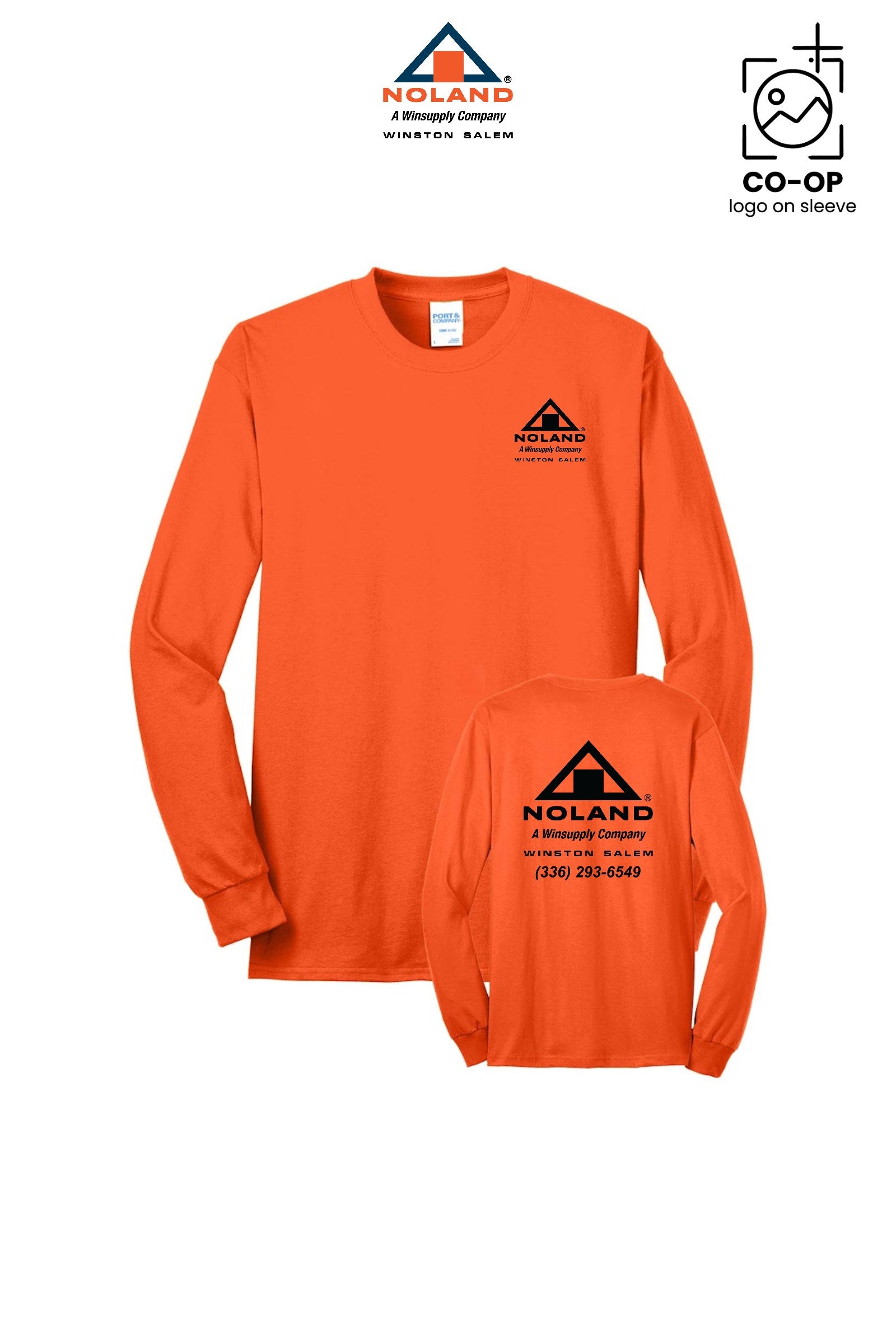 Port & Co™ Long Sleeve Core Blend Tee - Winston Salem Noland