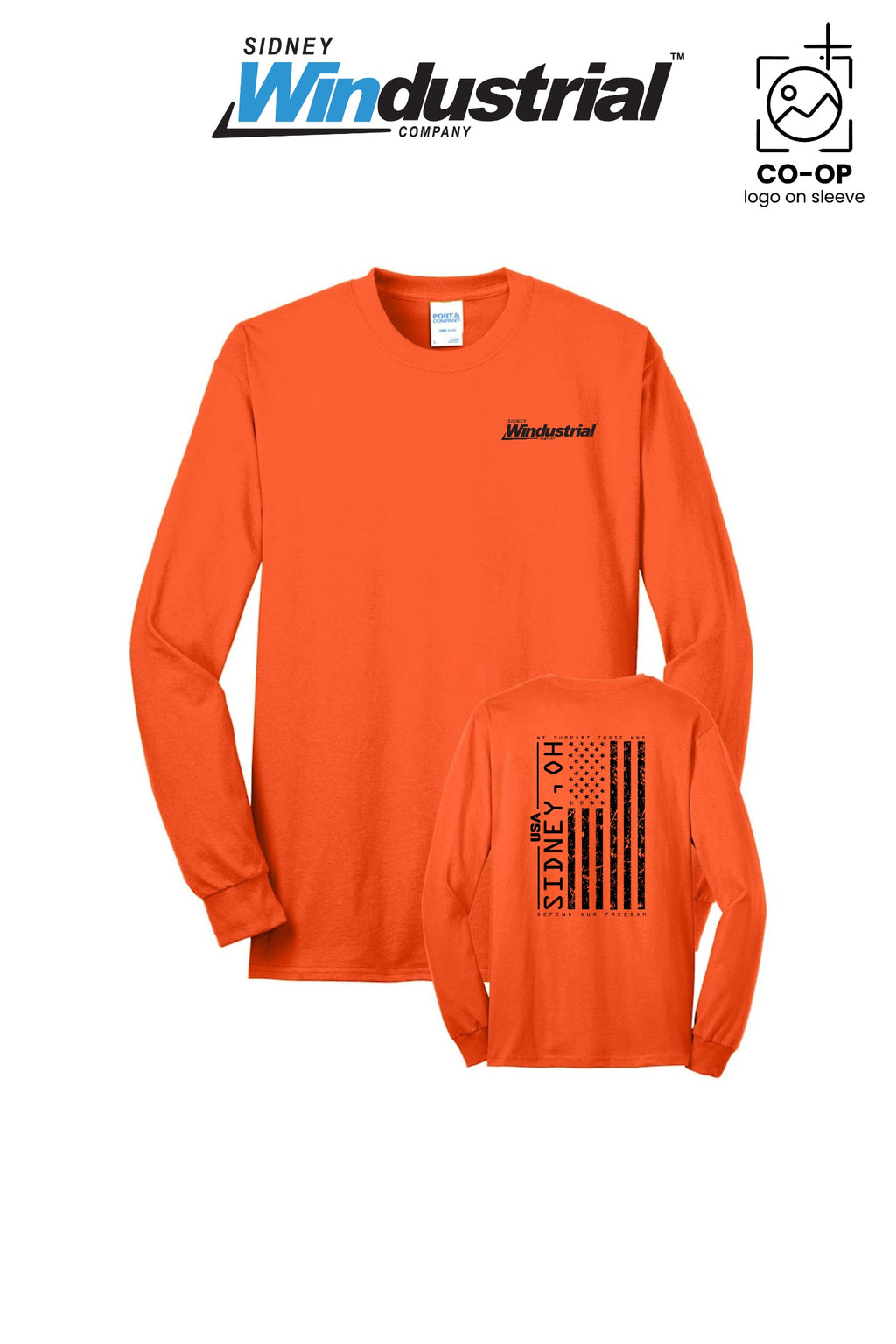 Port & Co™ Long Sleeve Core Blend Tee - Sidney Windustrial