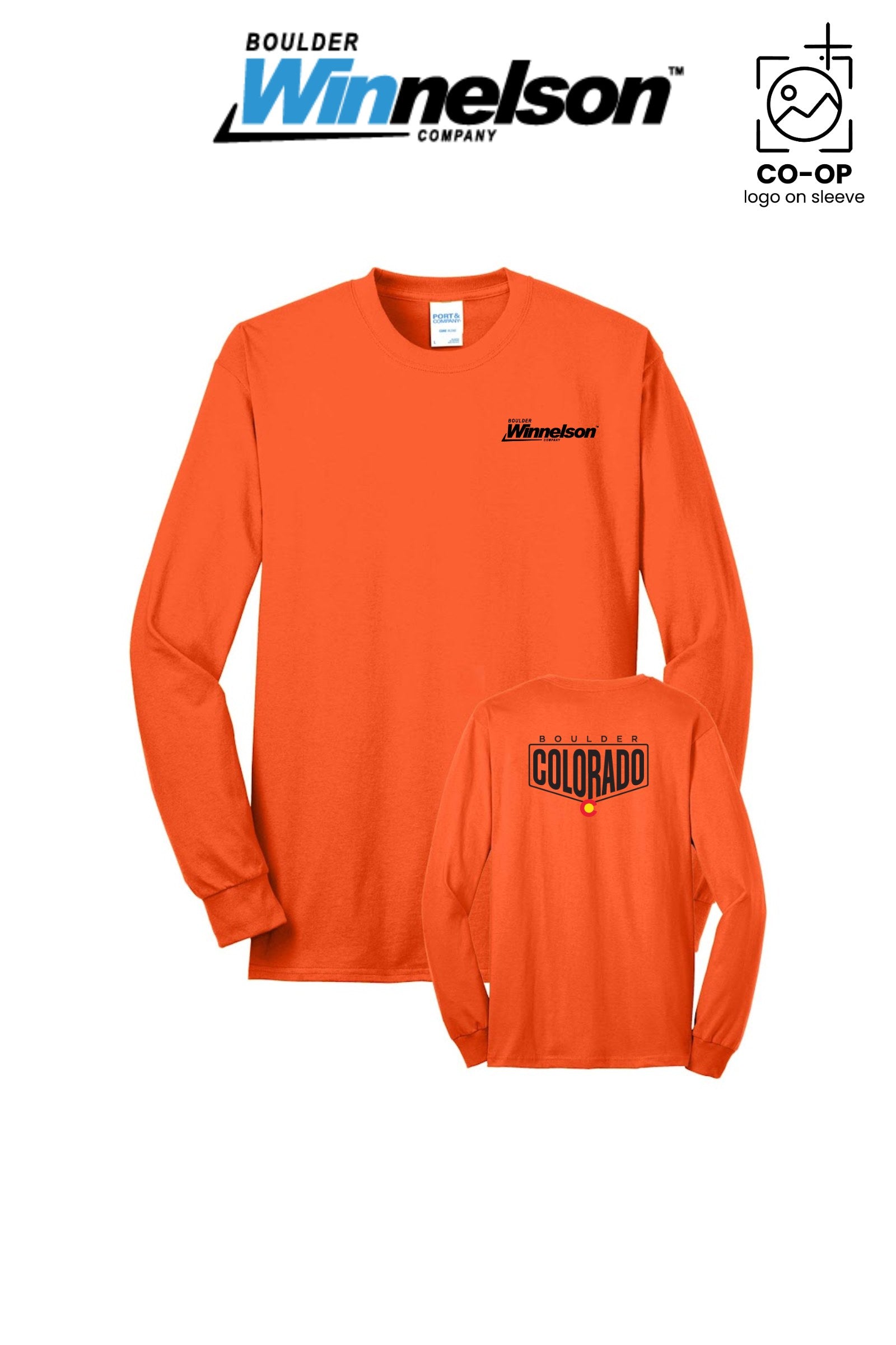 Port & Co™ Long Sleeve Core Blend Tee - Boulder Winnelson