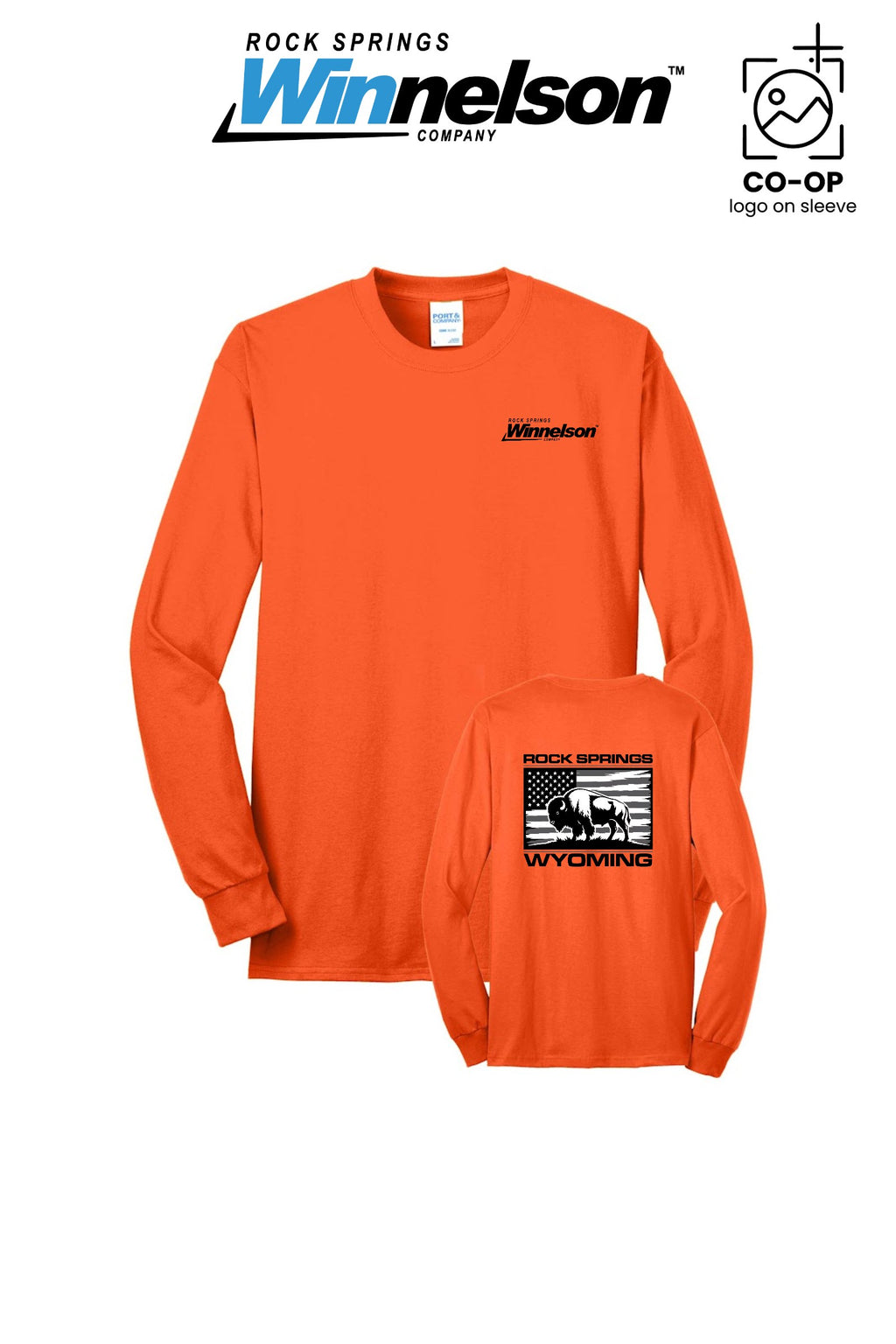Port & Co™ Long Sleeve Core Blend Tee - Rock Springs Winnelson