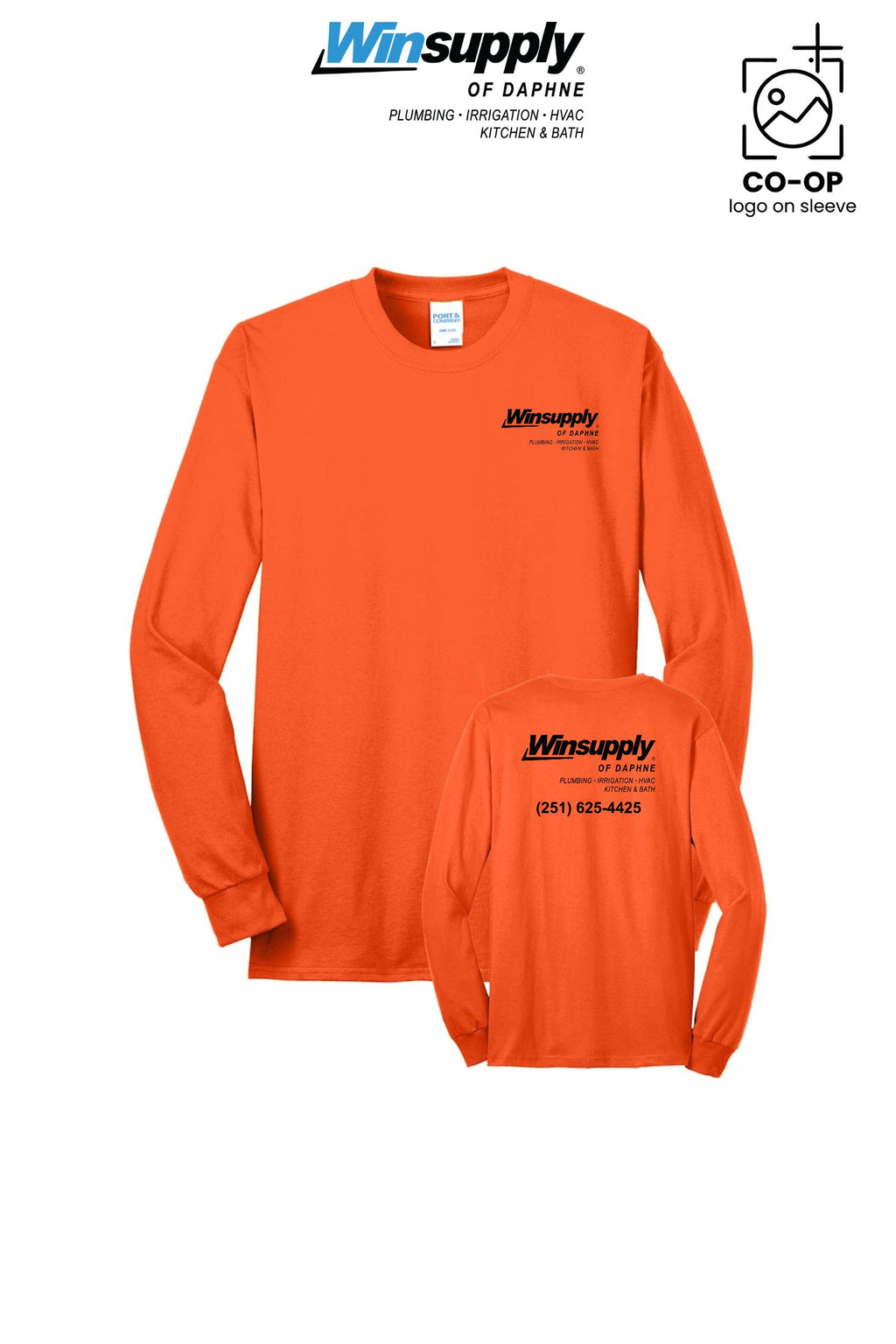 Port & Co™ Long Sleeve Core Blend Tee - Winsupply of Daphne