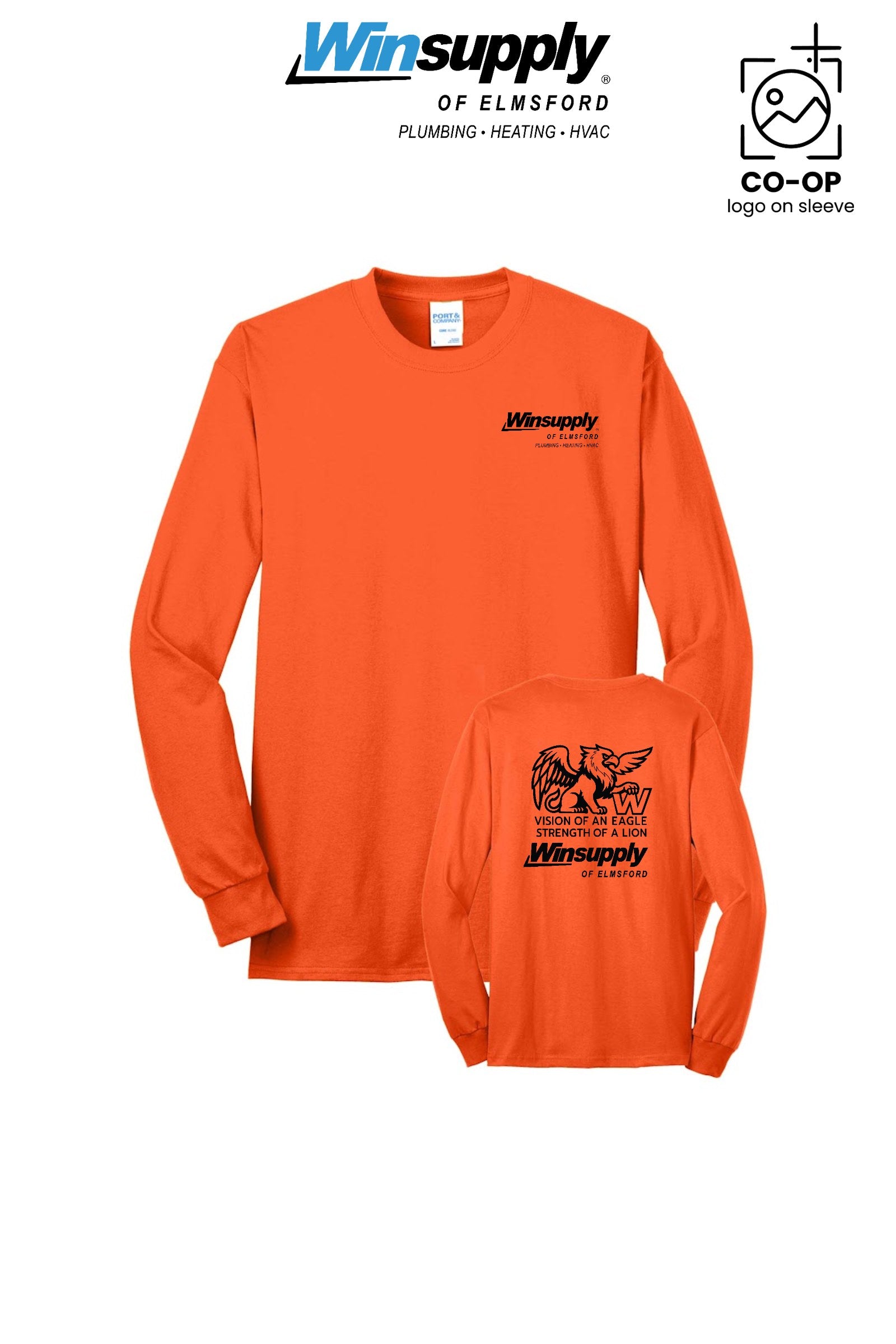 Port & Co™ Long Sleeve Core Blend Tee - Winsupply of Elmsford
