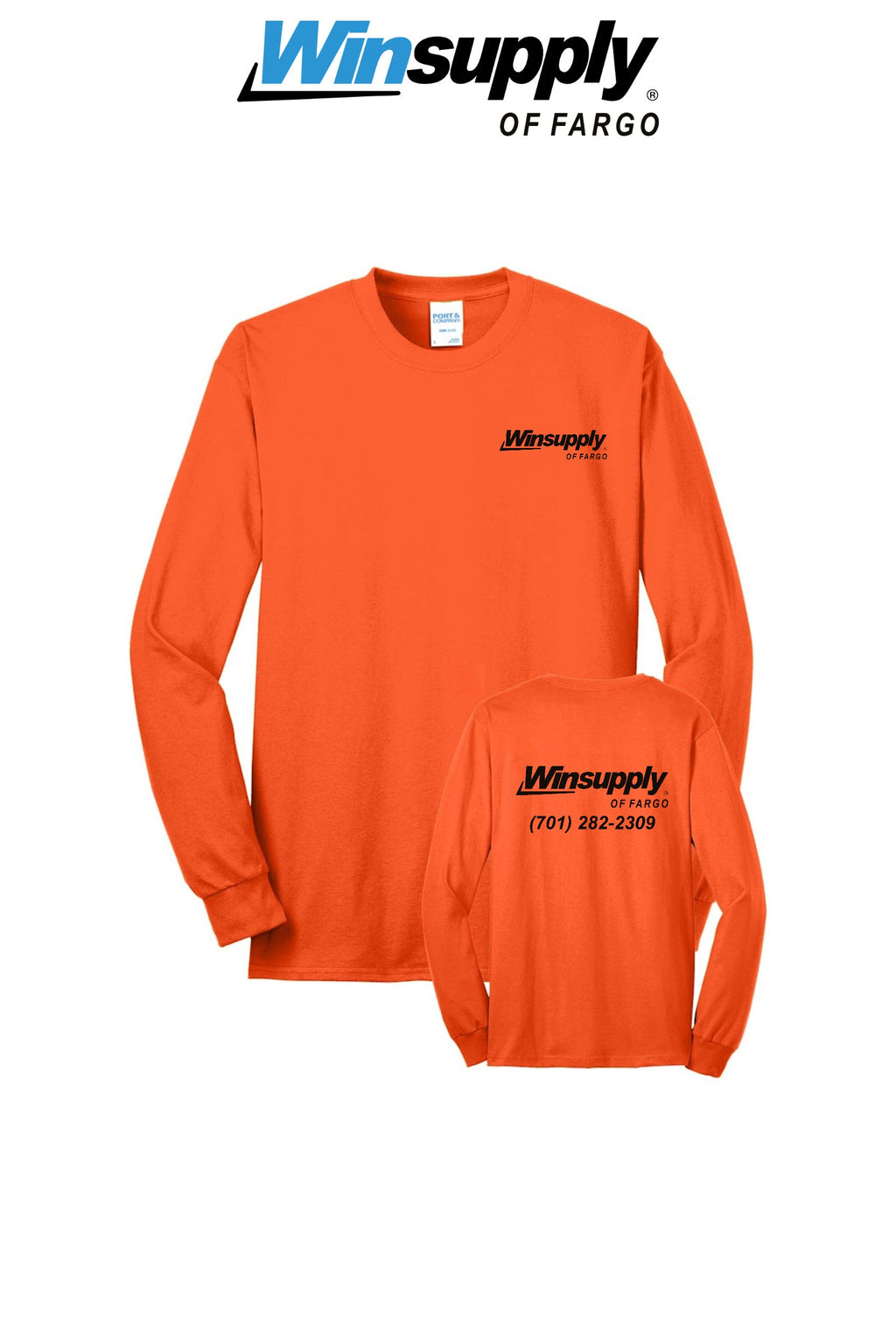 Port & Co™ Long Sleeve Core Blend Tee - Winsupply of Fargo