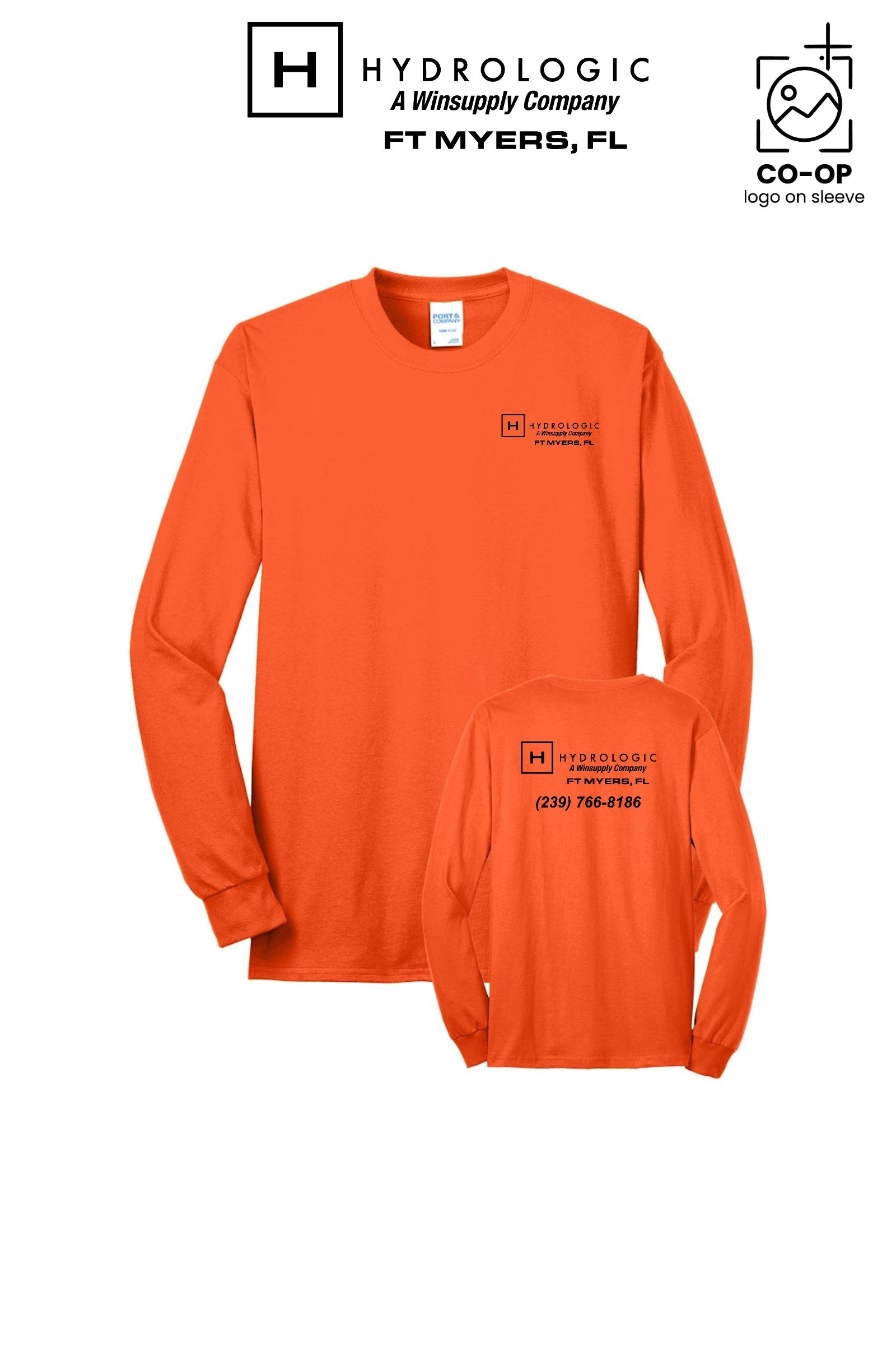 Port & Co™ Long Sleeve Core Blend Tee - Winsupply Ft Myers FL Co.