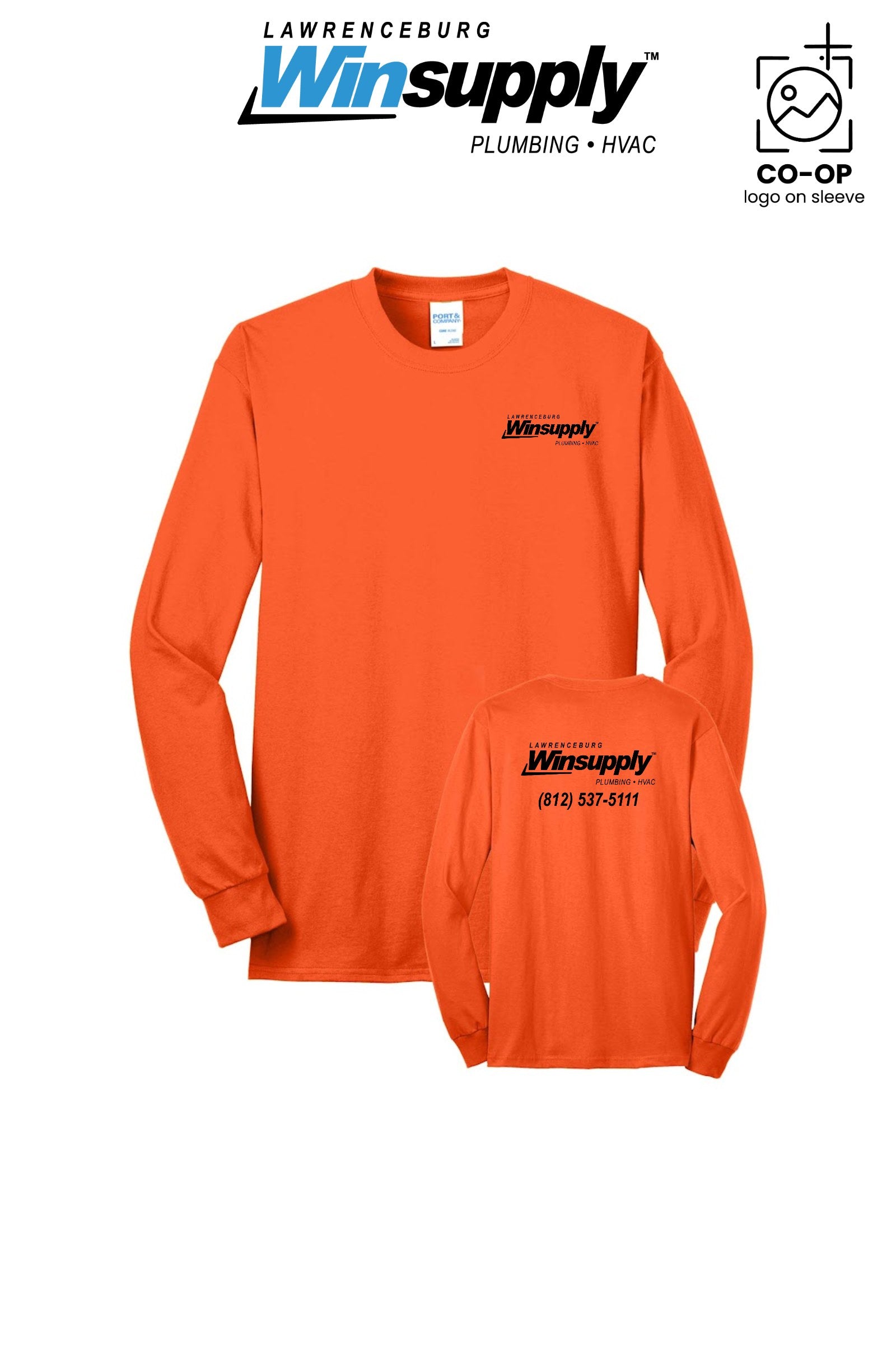 Port & Co™ Long Sleeve Core Blend Tee - Lawrenceburg Winsupply