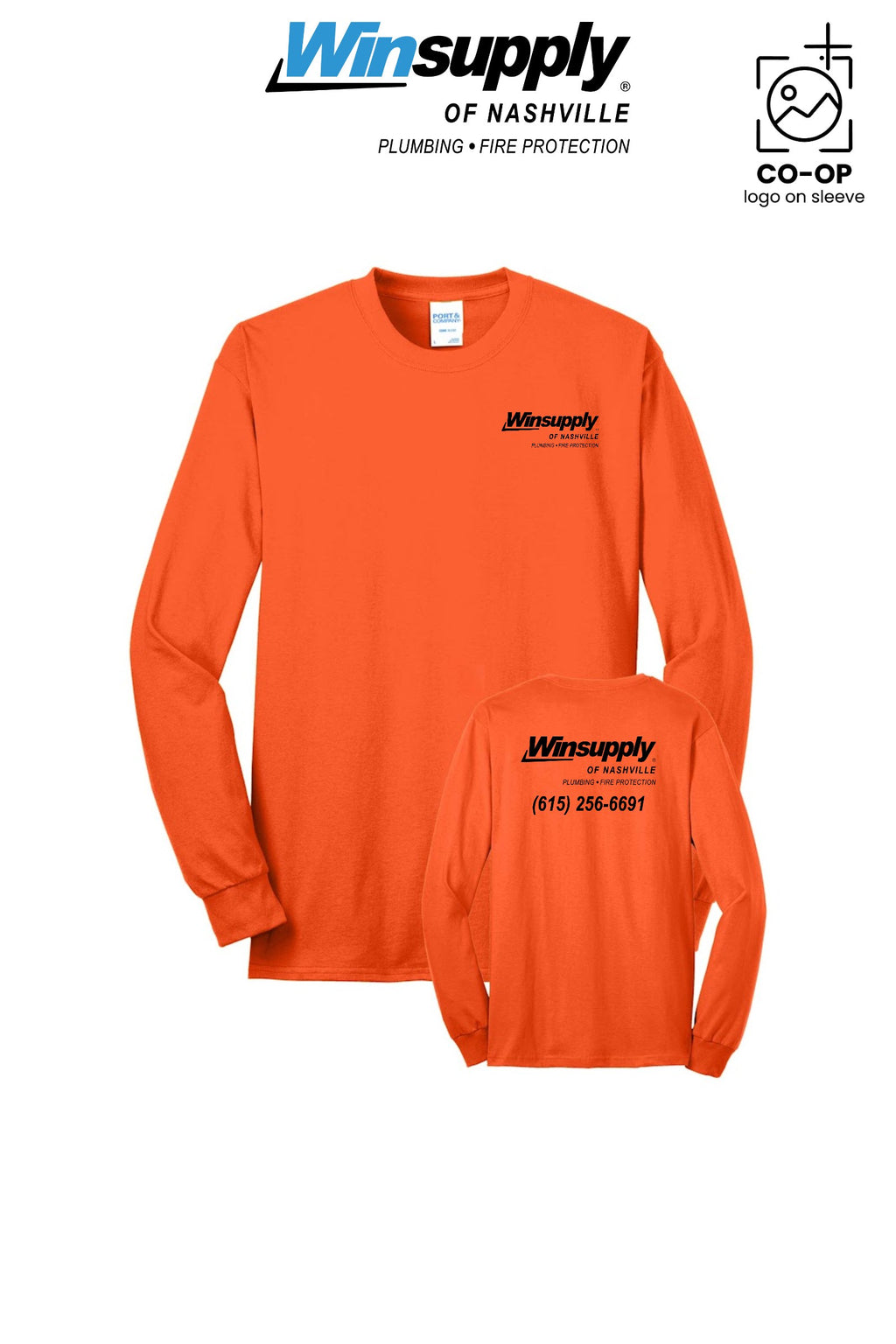 Port & Co™ Long Sleeve Core Blend Tee - Winsupply of Nashville