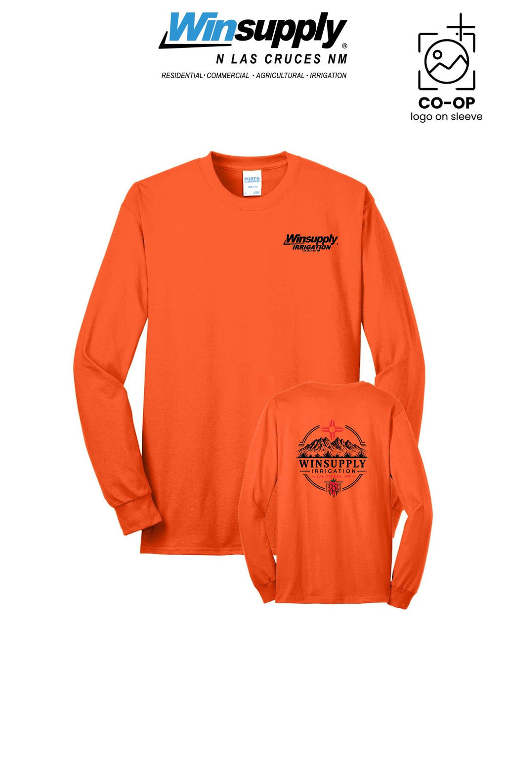 Port & Co™ Long Sleeve Core Blend Tee - Winsupply N Las Cruces NM