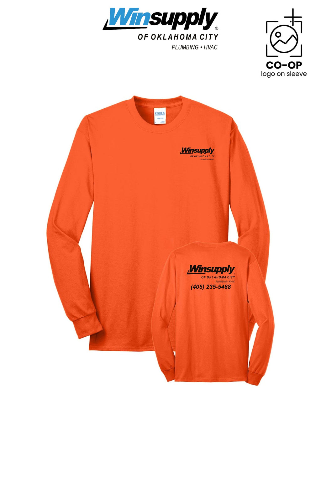 Port & Co™ Long Sleeve Core Blend Tee - Winsupply of Oklahoma City