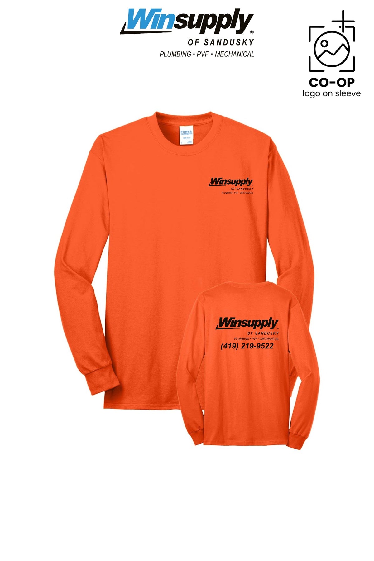 Port & Co™ Long Sleeve Core Blend Tee - Winsupply of Sandusky
