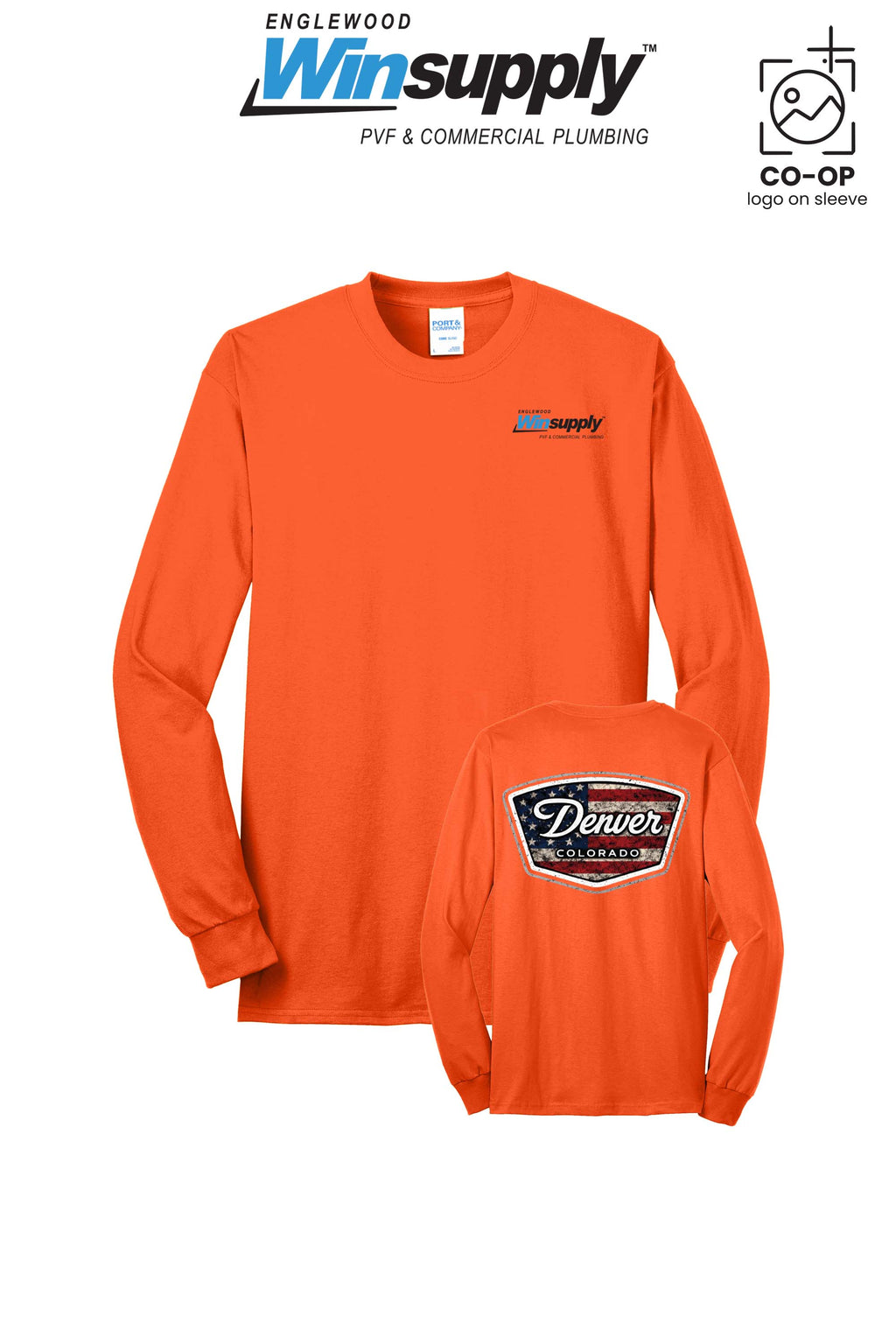 Port & Co™ Long Sleeve Core Blend Tee - Englewood Winsupply