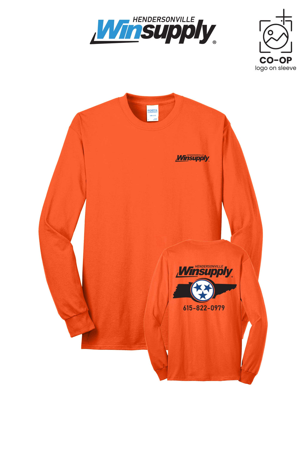 Port & Co™ Long Sleeve Core Blend Tee - Winsupply of Hendersonville