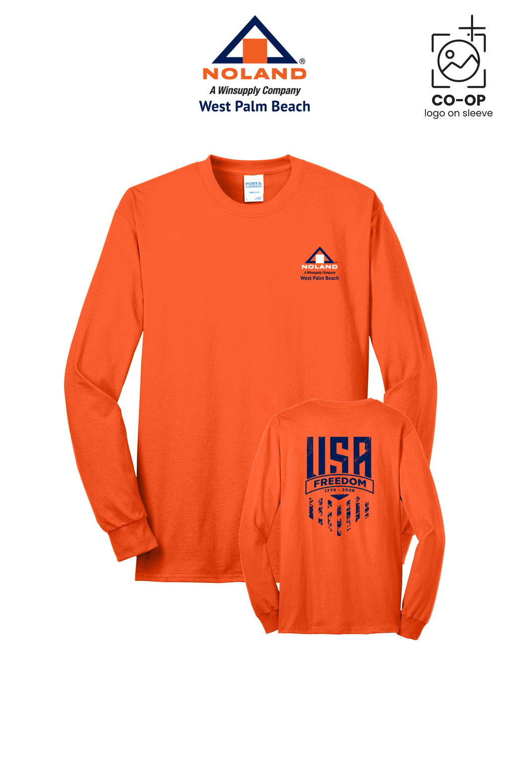 Port & Co™ Long Sleeve Core Blend Tee - Noland West Palm Beach