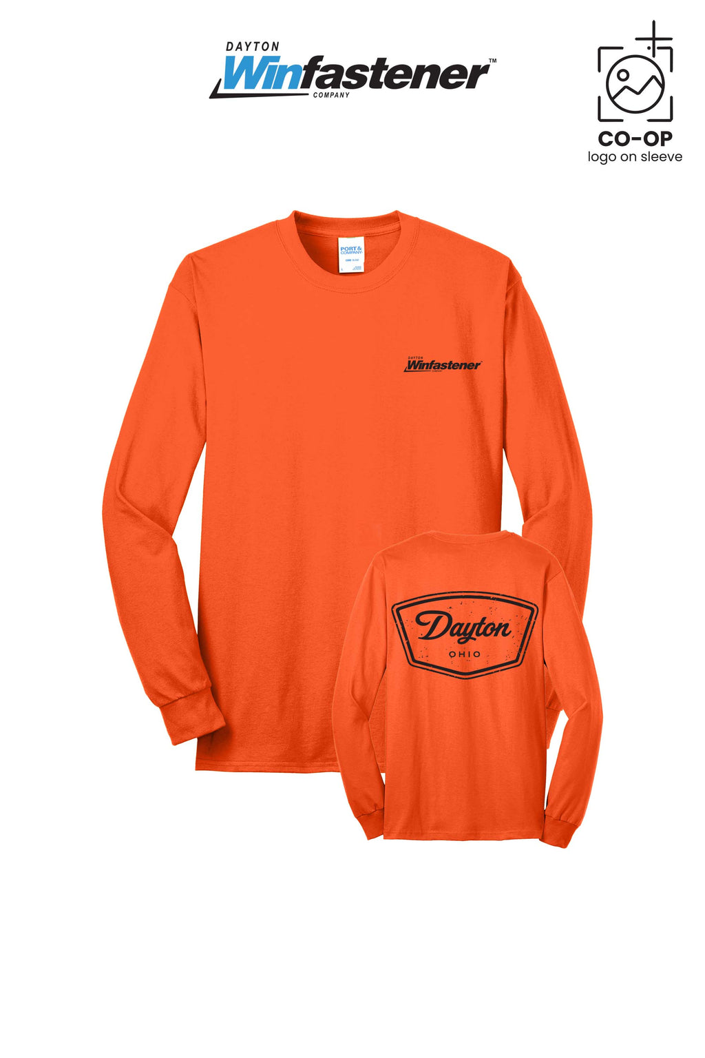 Port & Co™ Long Sleeve Core Blend Tee - Dayton Winfastener