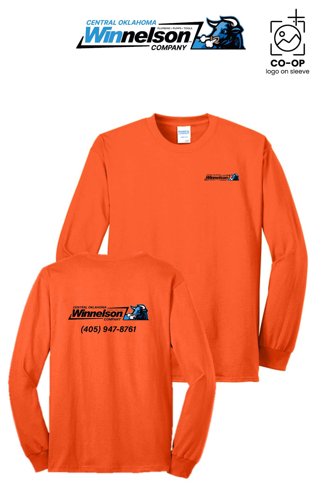Port & Co™ Long Sleeve Core Blend Tee - Winnelson Central Oklahoma