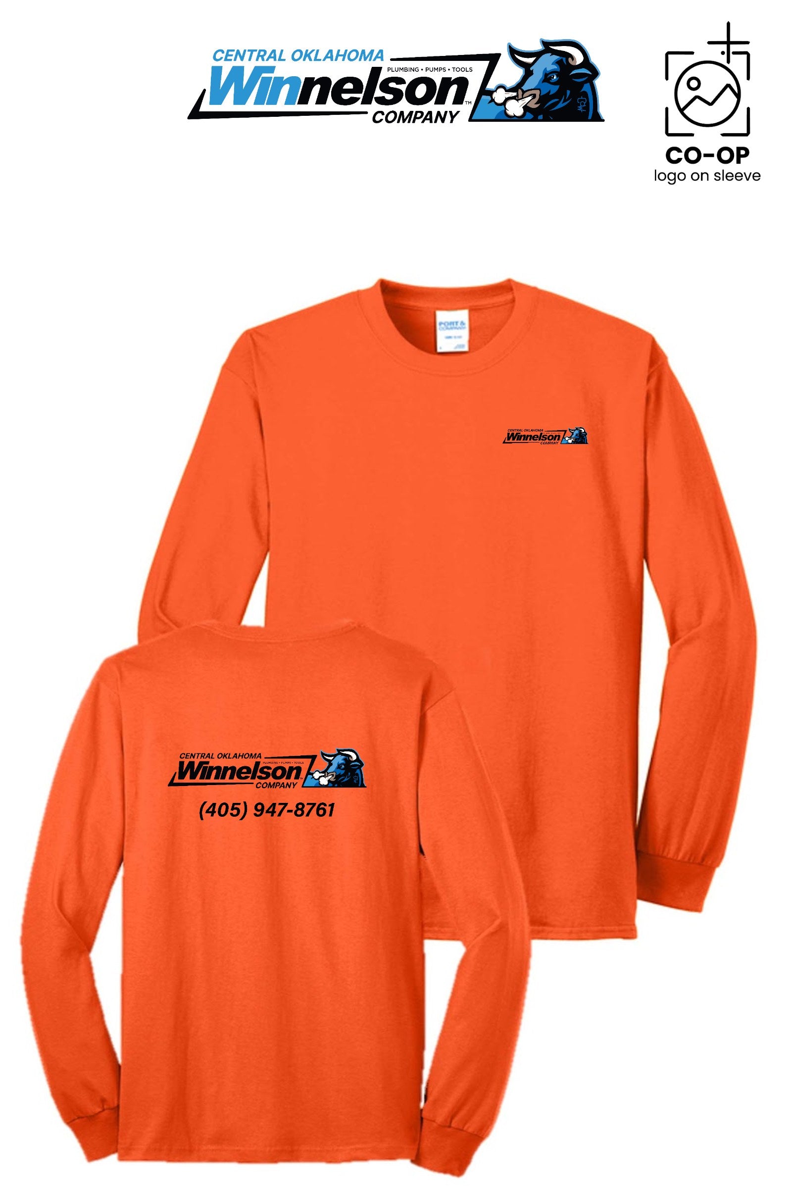 Port & Co™ Long Sleeve Core Blend Tee - Winnelson Central Oklahoma