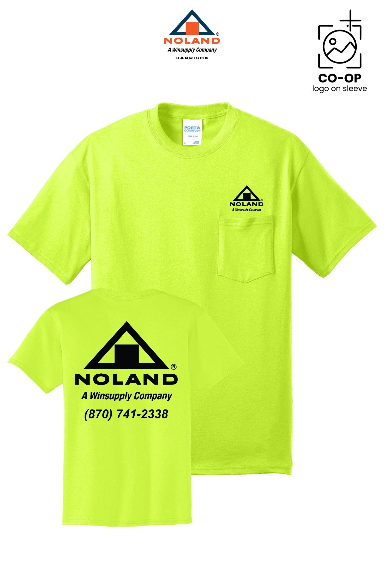 Port & Co® Core Blend Pocket Tee - Harrison Noland