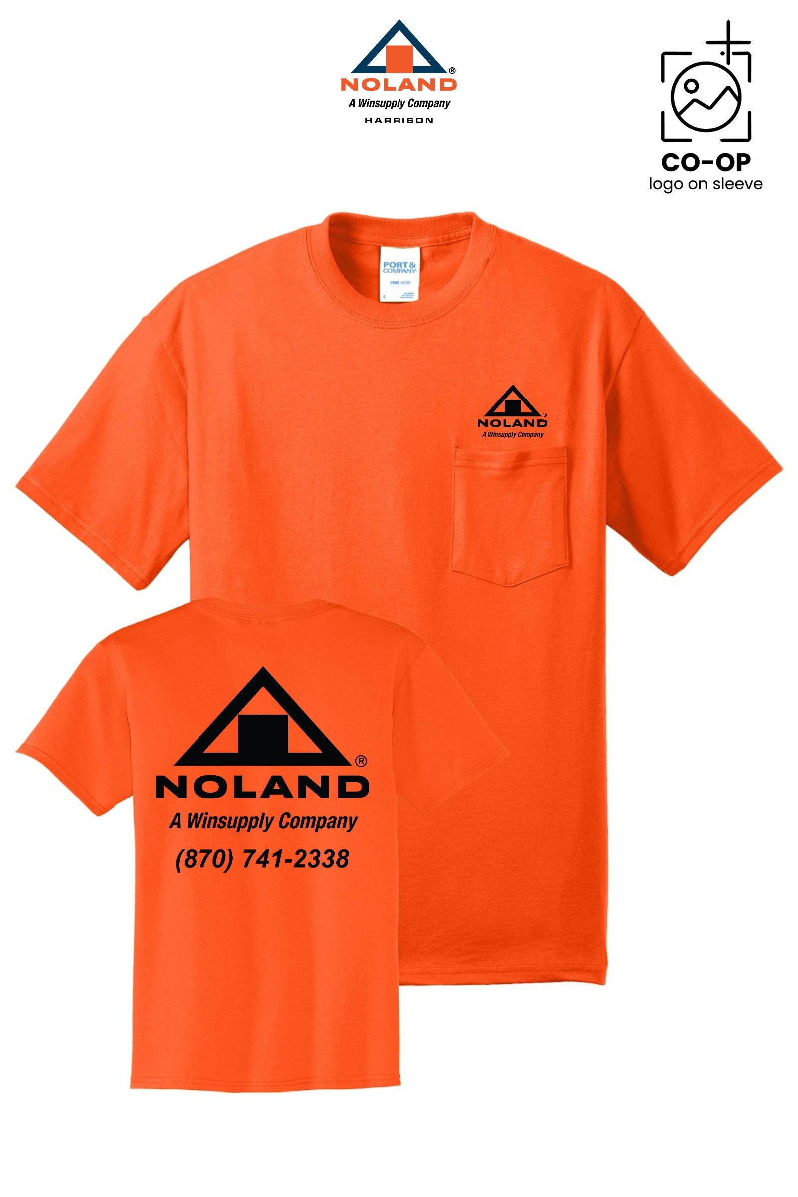 Port & Co® Core Blend Pocket Tee - Harrison Noland