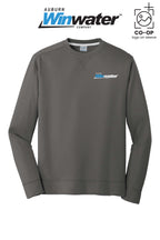 Port & Co™ Performance Fleece Crewneck Sweatshirt - Auburn Winwater