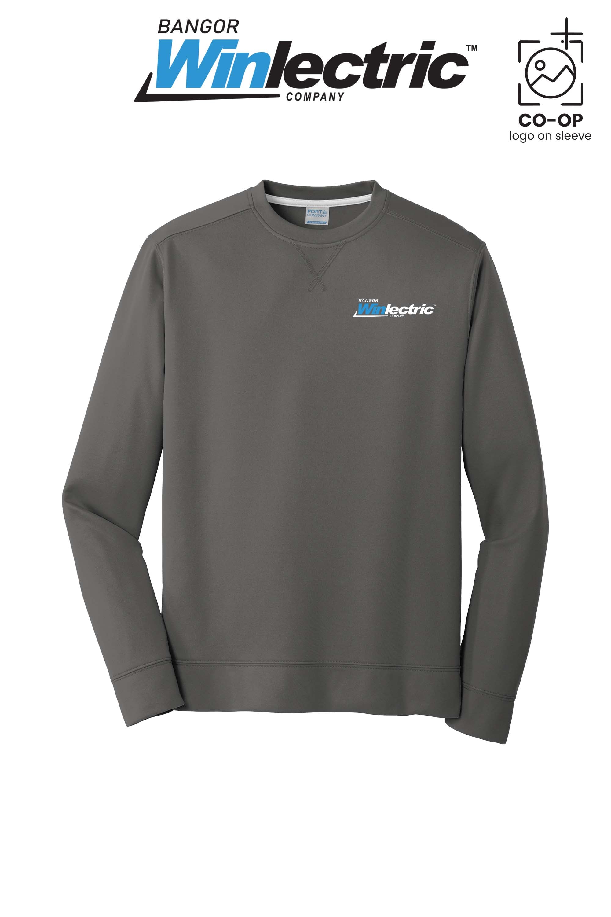 Port & Co™ Performance Fleece Crewneck Sweatshirt - Winlectric Bangor