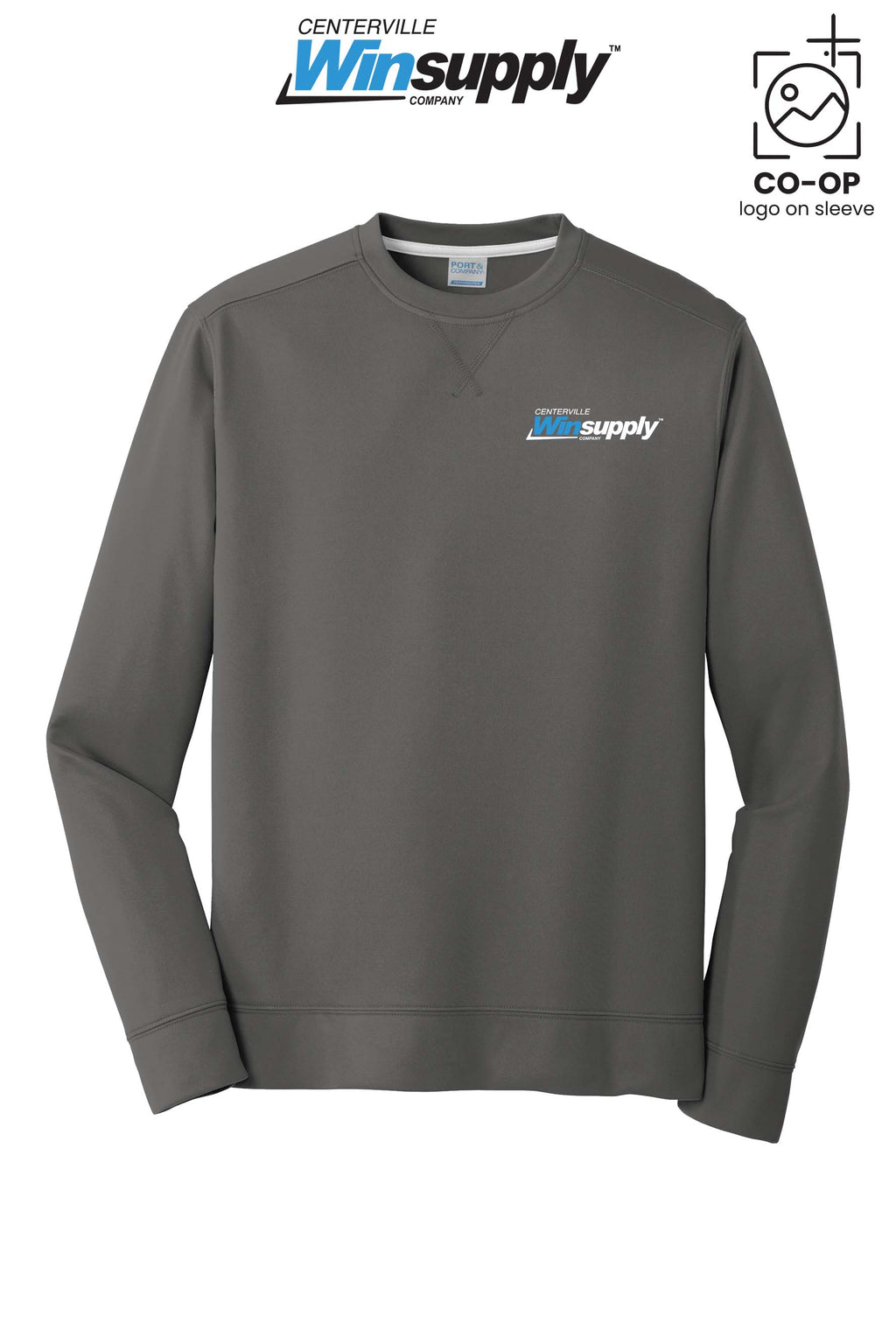 Port & Co™ Performance Fleece Crewneck Sweatshirt - Winsupply Centerville OH