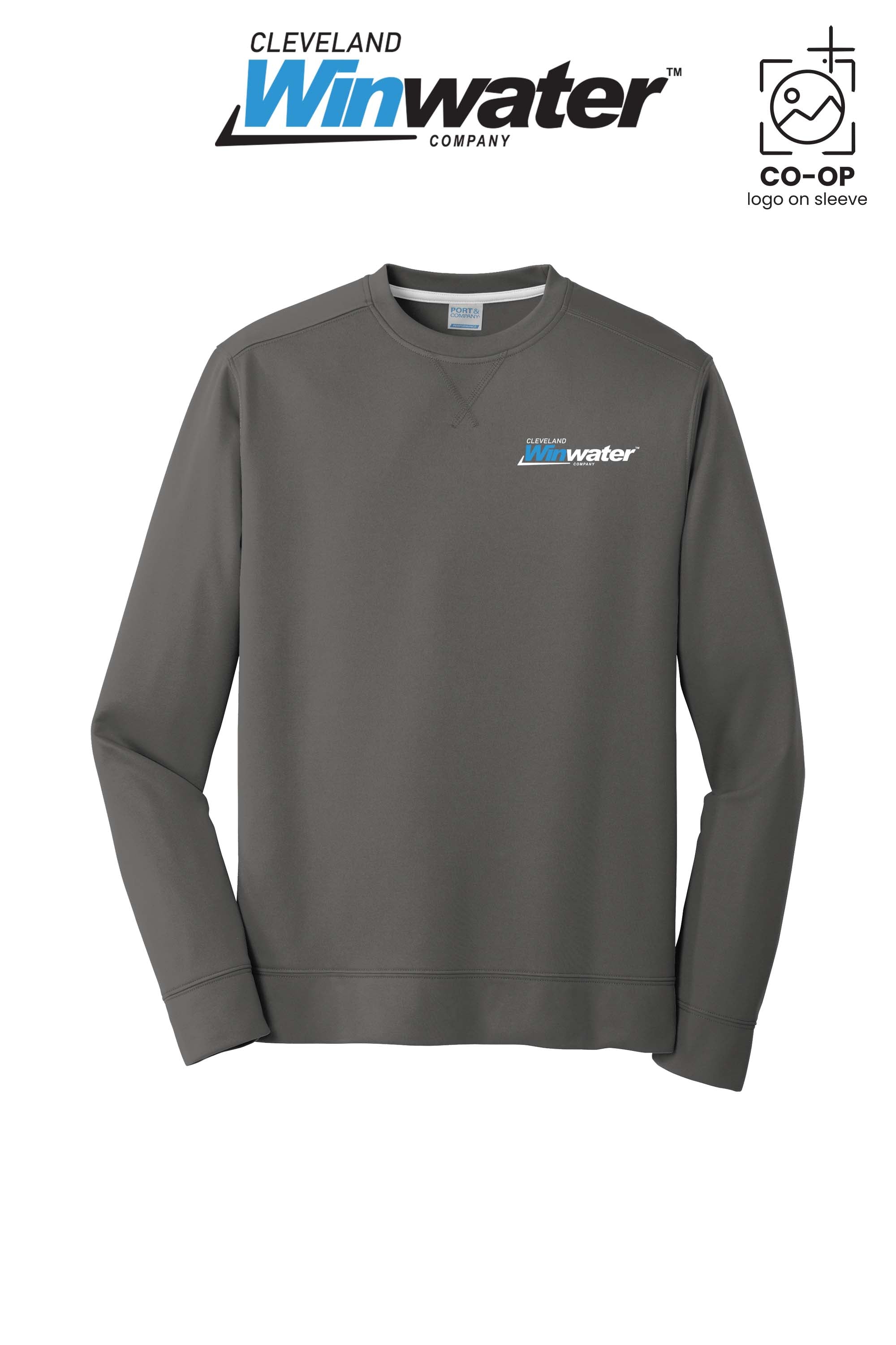 Port & Co™ Performance Fleece Crewneck Sweatshirt - Winwater of Cleveland