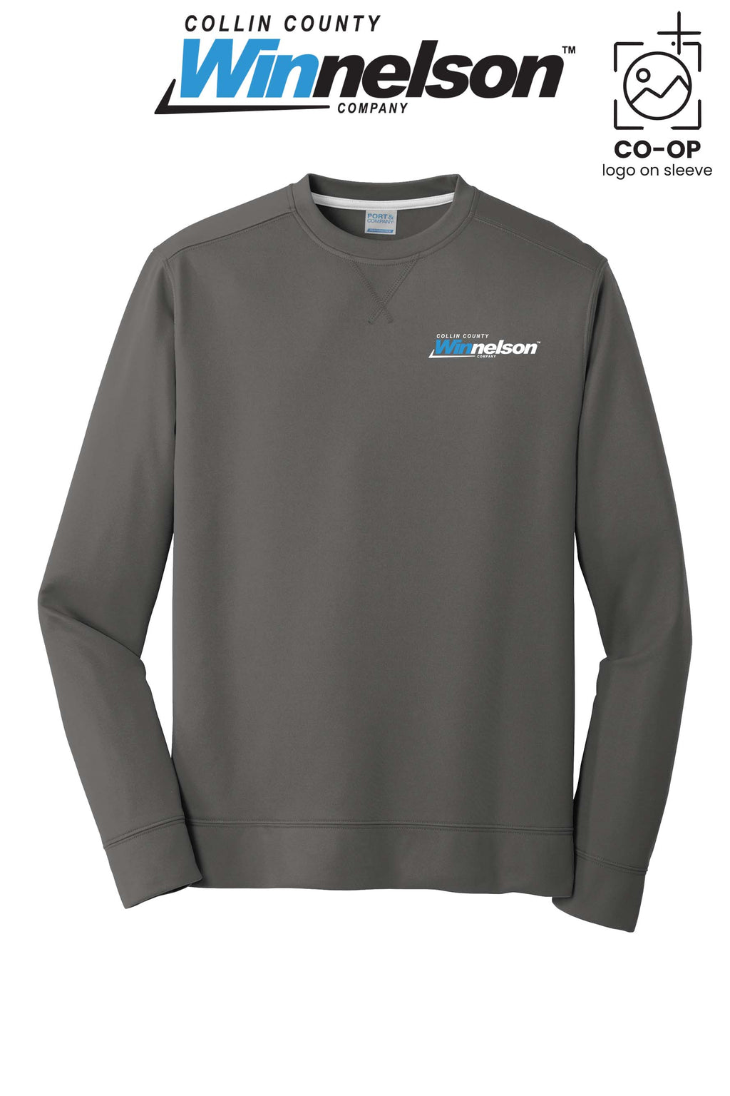 Port & Co™ Performance Fleece Crewneck Sweatshirt - Collin County Winnelson