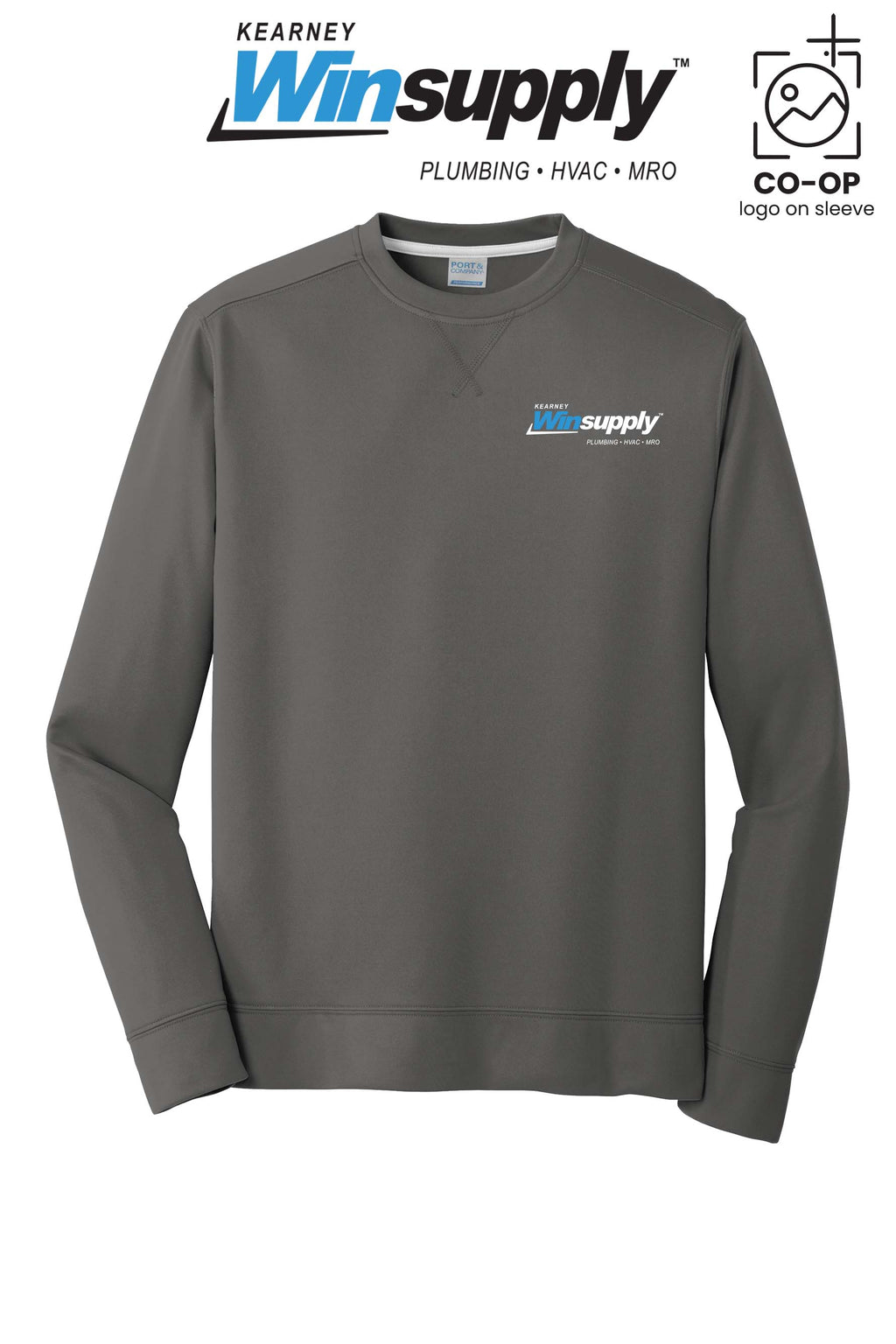 Port & Co™ Performance Fleece Crewneck Sweatshirt - Kearney Winsupply
