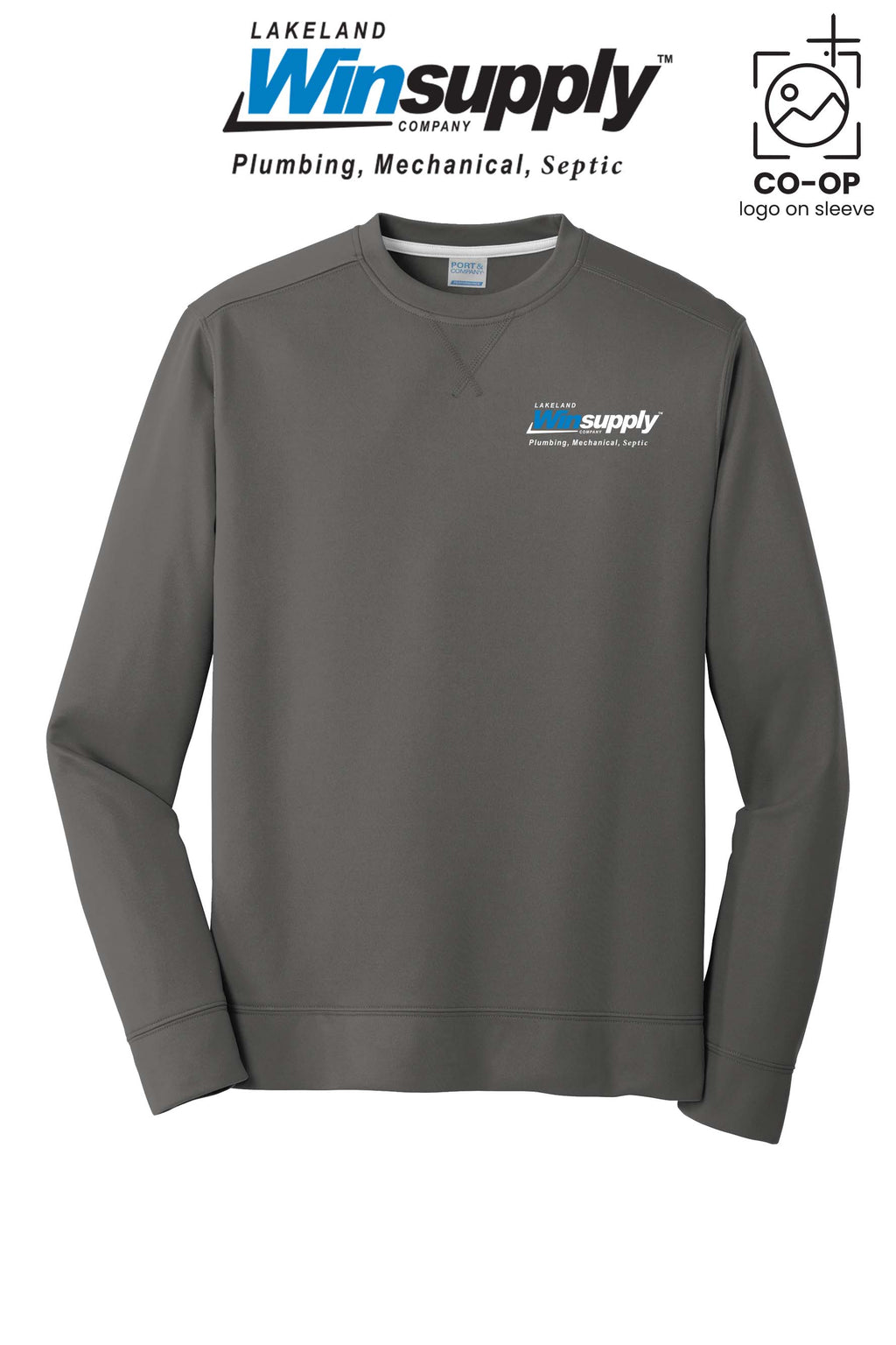 Port & Co™ Performance Fleece Crewneck Sweatshirt - Lakeland Winsupply