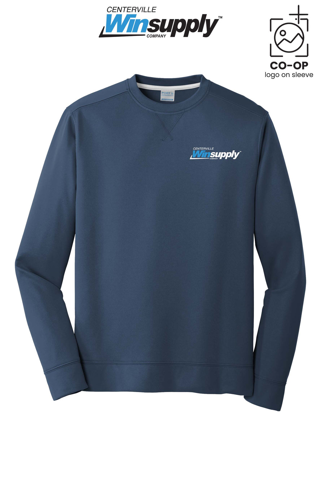 Port & Co™ Performance Fleece Crewneck Sweatshirt - Winsupply Centerville OH