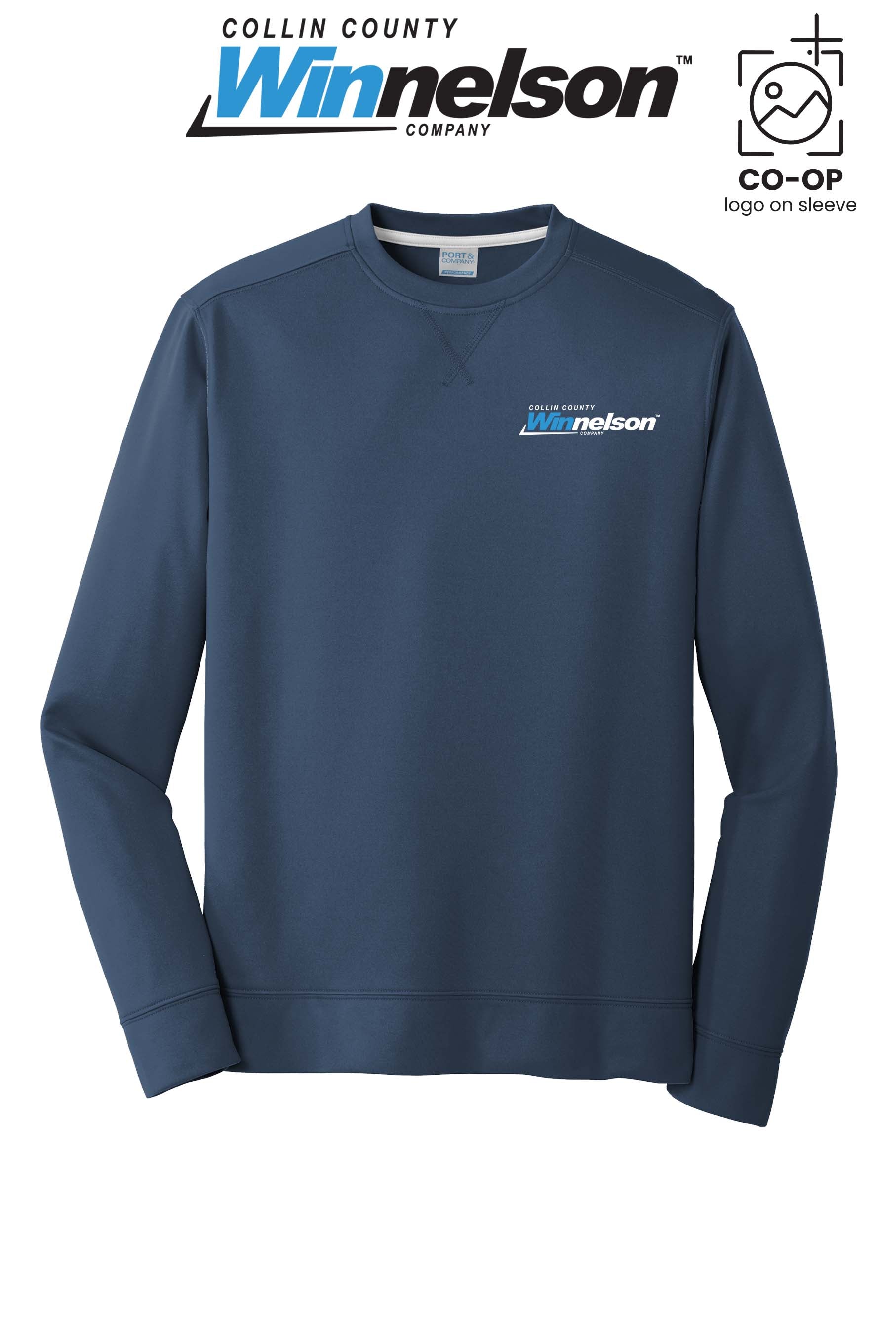 Port & Co™ Performance Fleece Crewneck Sweatshirt - Collin County Winnelson