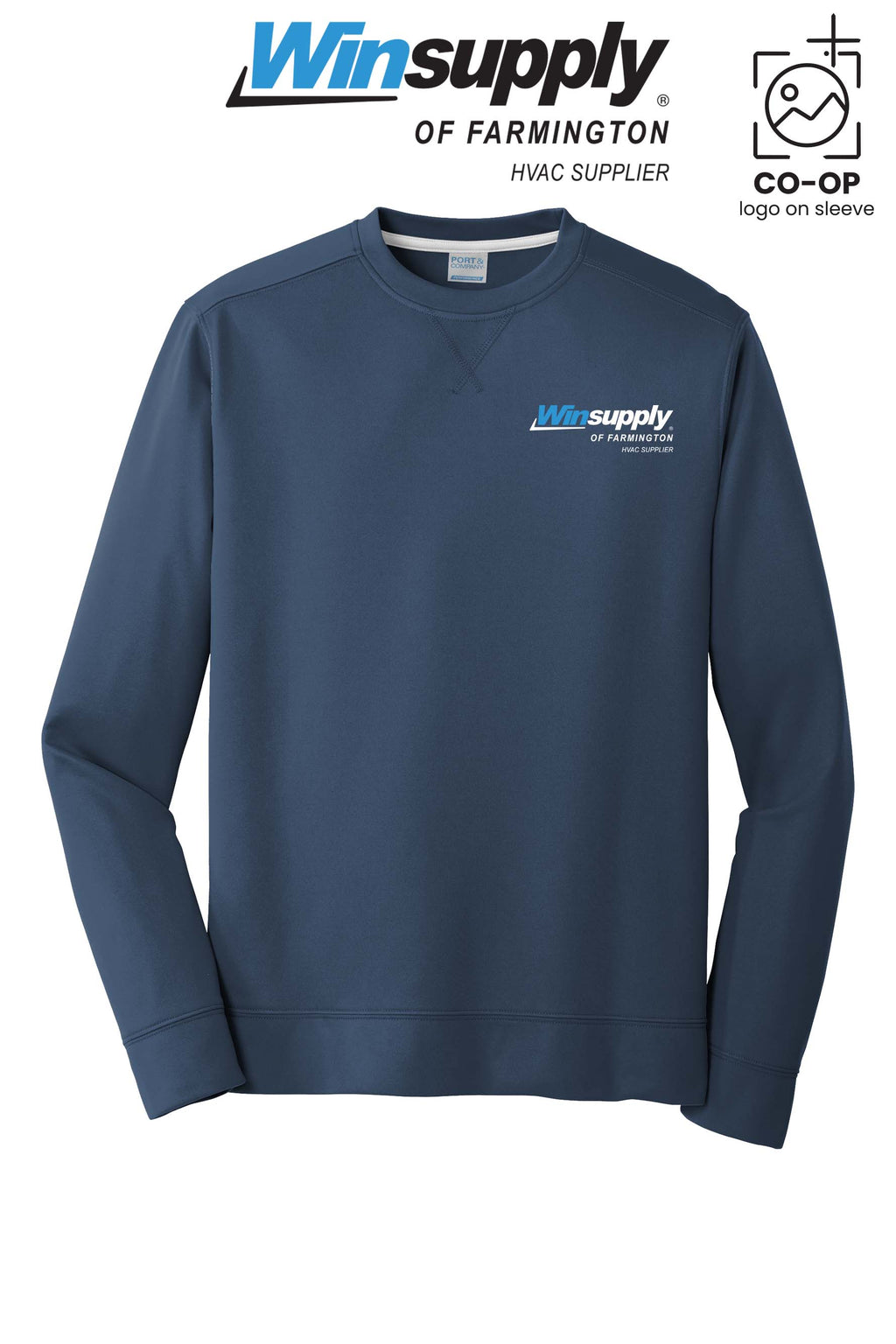 Port & Co™ Performance Fleece Crewneck Sweatshirt - Winsupply of Farmington
