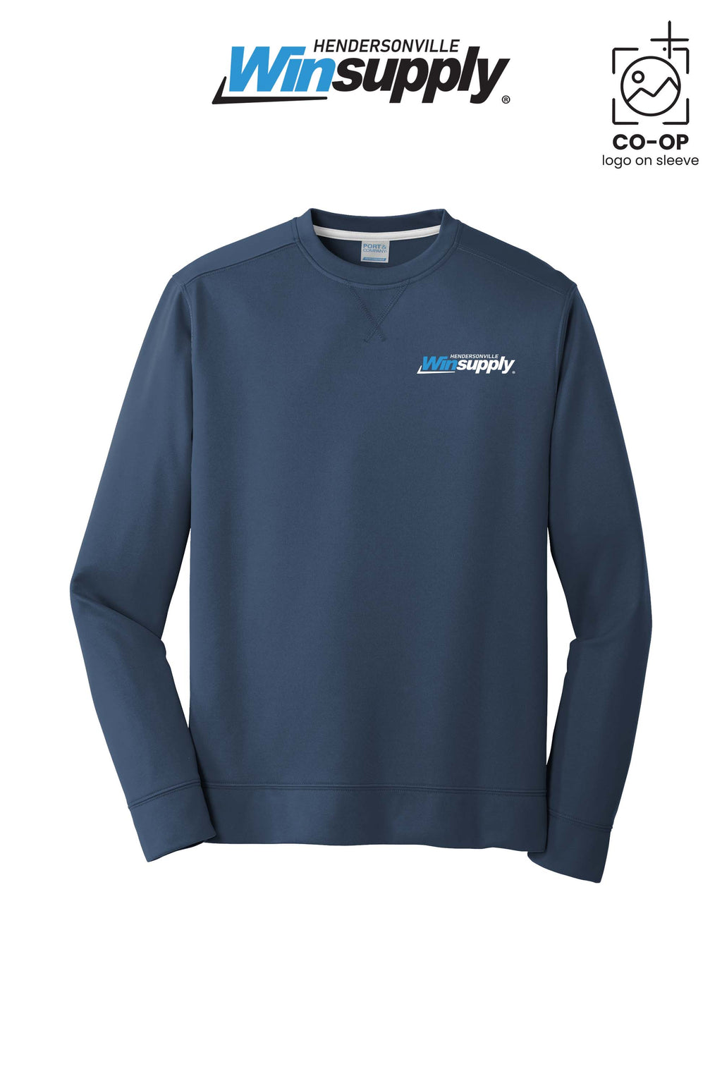 Port & Co™ Performance Fleece Crewneck Sweatshirt - Winsupply of Hendersonville