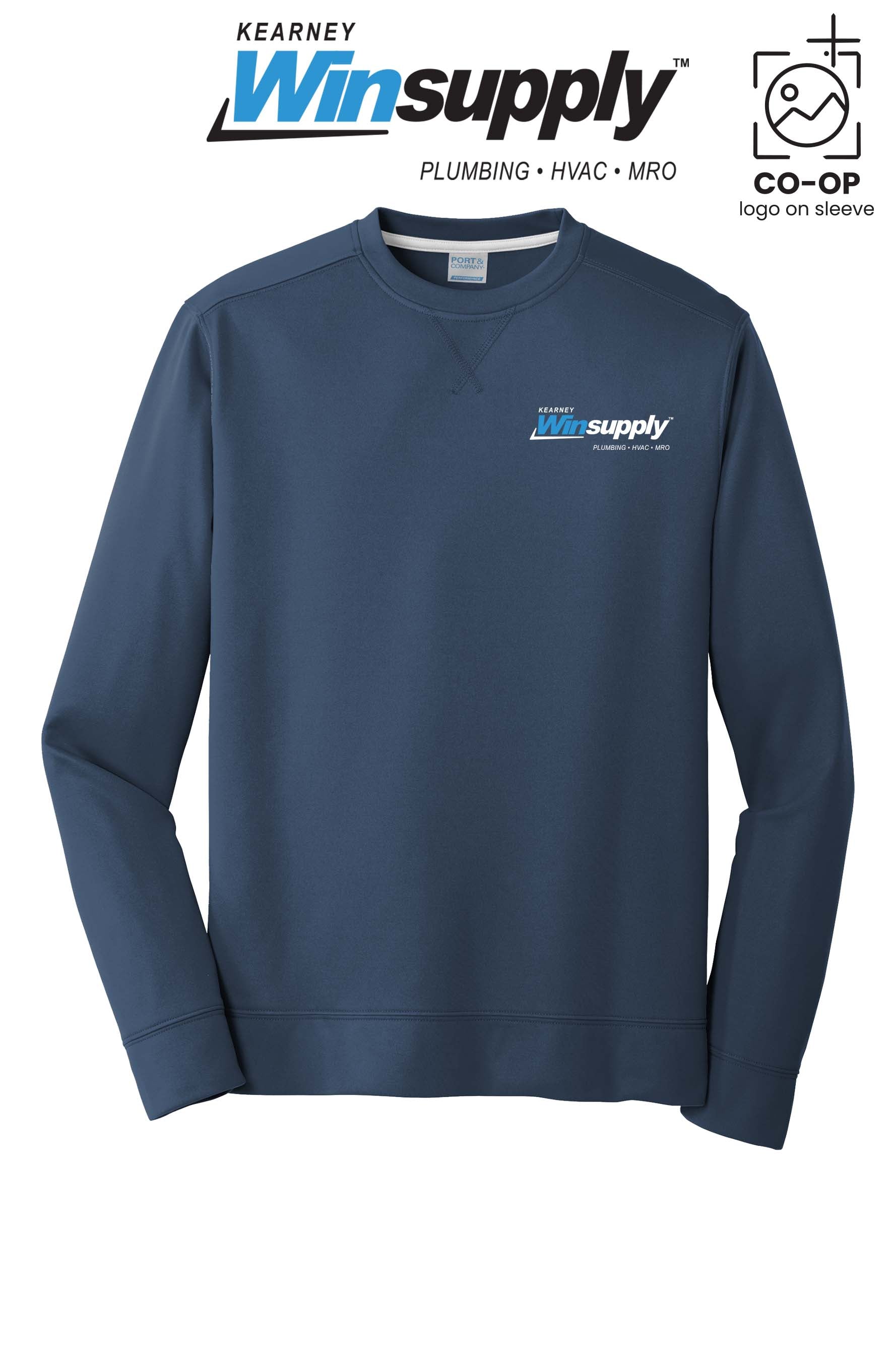 Port & Co™ Performance Fleece Crewneck Sweatshirt - Kearney Winsupply