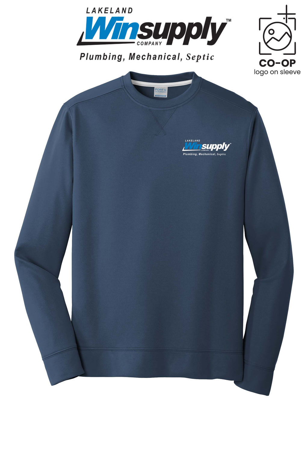 Port & Co™ Performance Fleece Crewneck Sweatshirt - Lakeland Winsupply