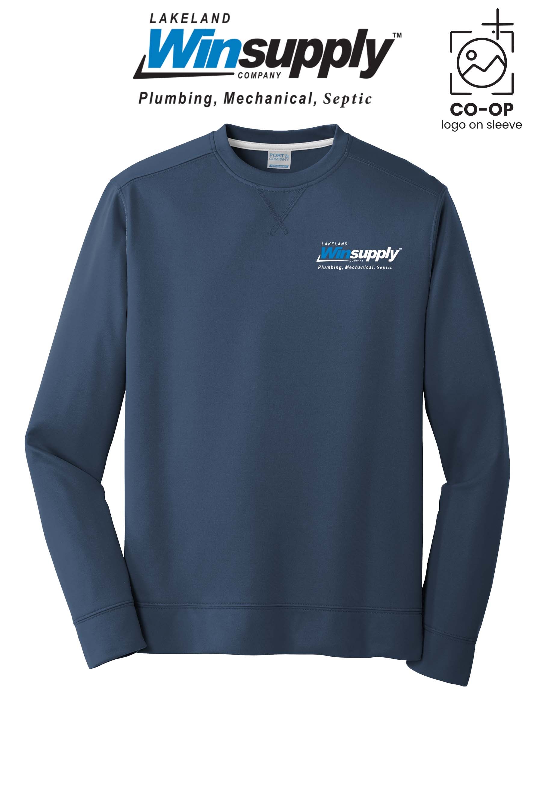 Port & Co™ Performance Fleece Crewneck Sweatshirt - Lakeland Winsupply