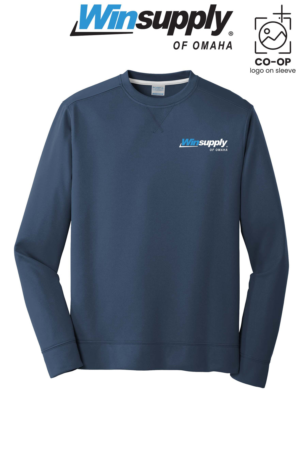 Port & Co™ Performance Fleece Crewneck Sweatshirt - Winsupply of Omaha