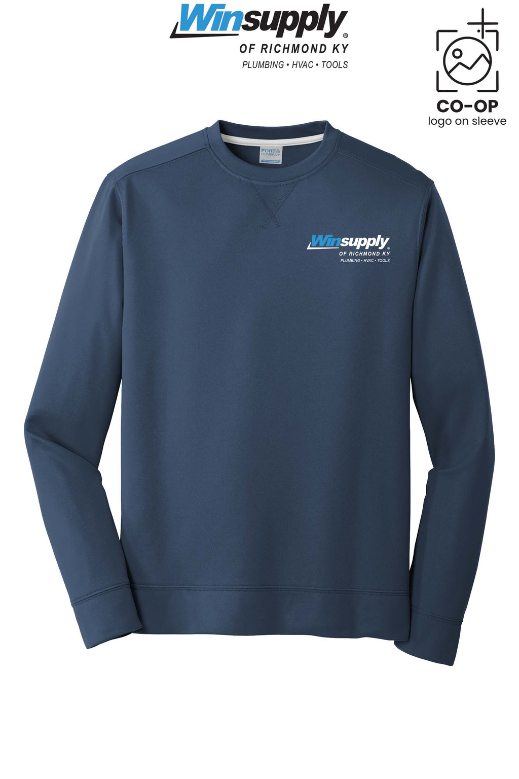 Port & Co™ Performance Fleece Crewneck Sweatshirt - Winsupply of Richmond KY
