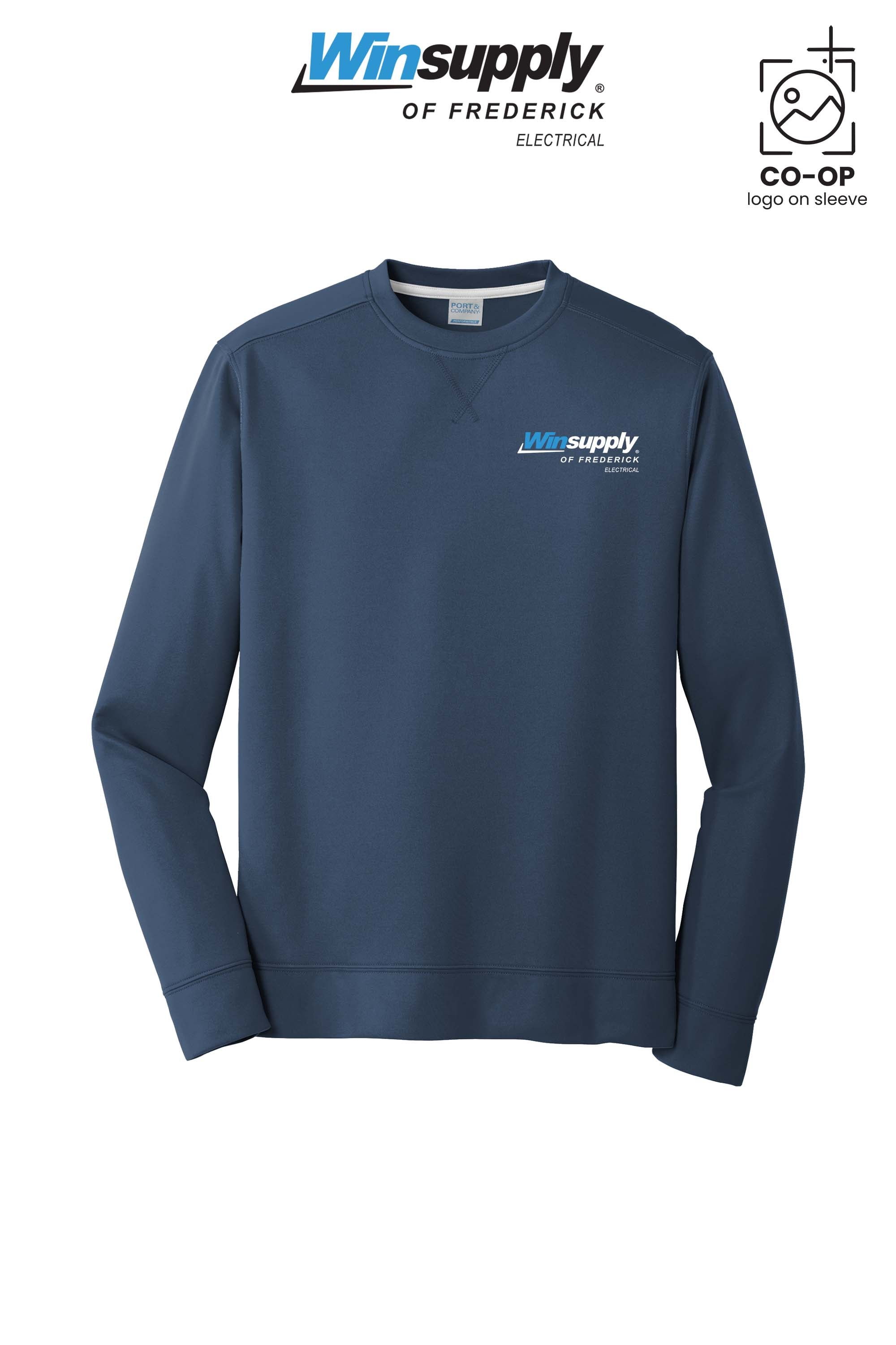 Port & Co™ Performance Fleece Crewneck Sweatshirt - Winsupply of Frederick