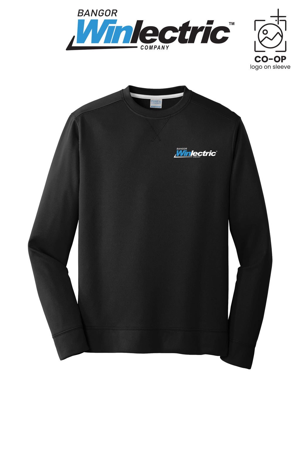 Port & Co™ Performance Fleece Crewneck Sweatshirt - Winlectric Bangor