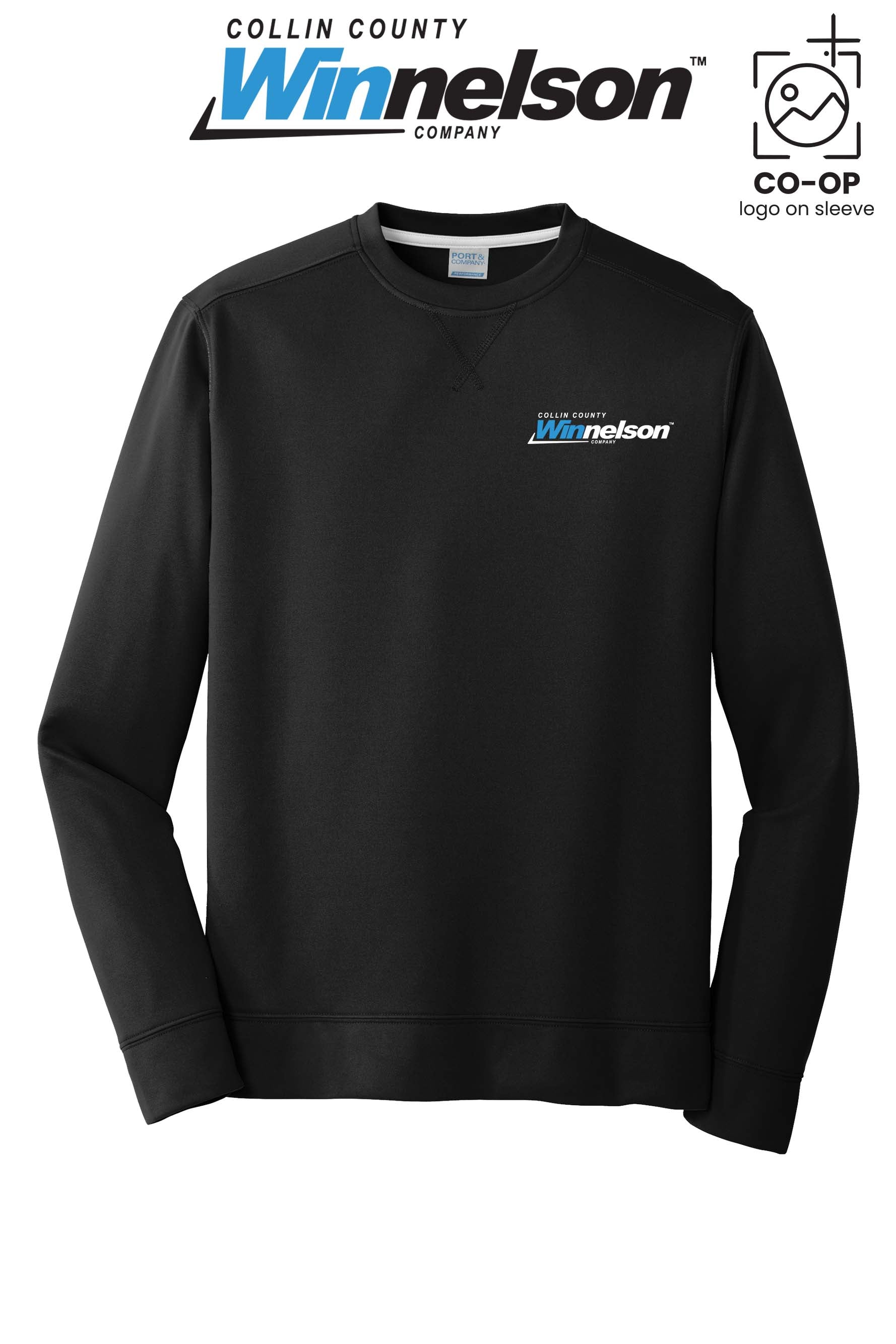 Port & Co™ Performance Fleece Crewneck Sweatshirt - Collin County Winnelson