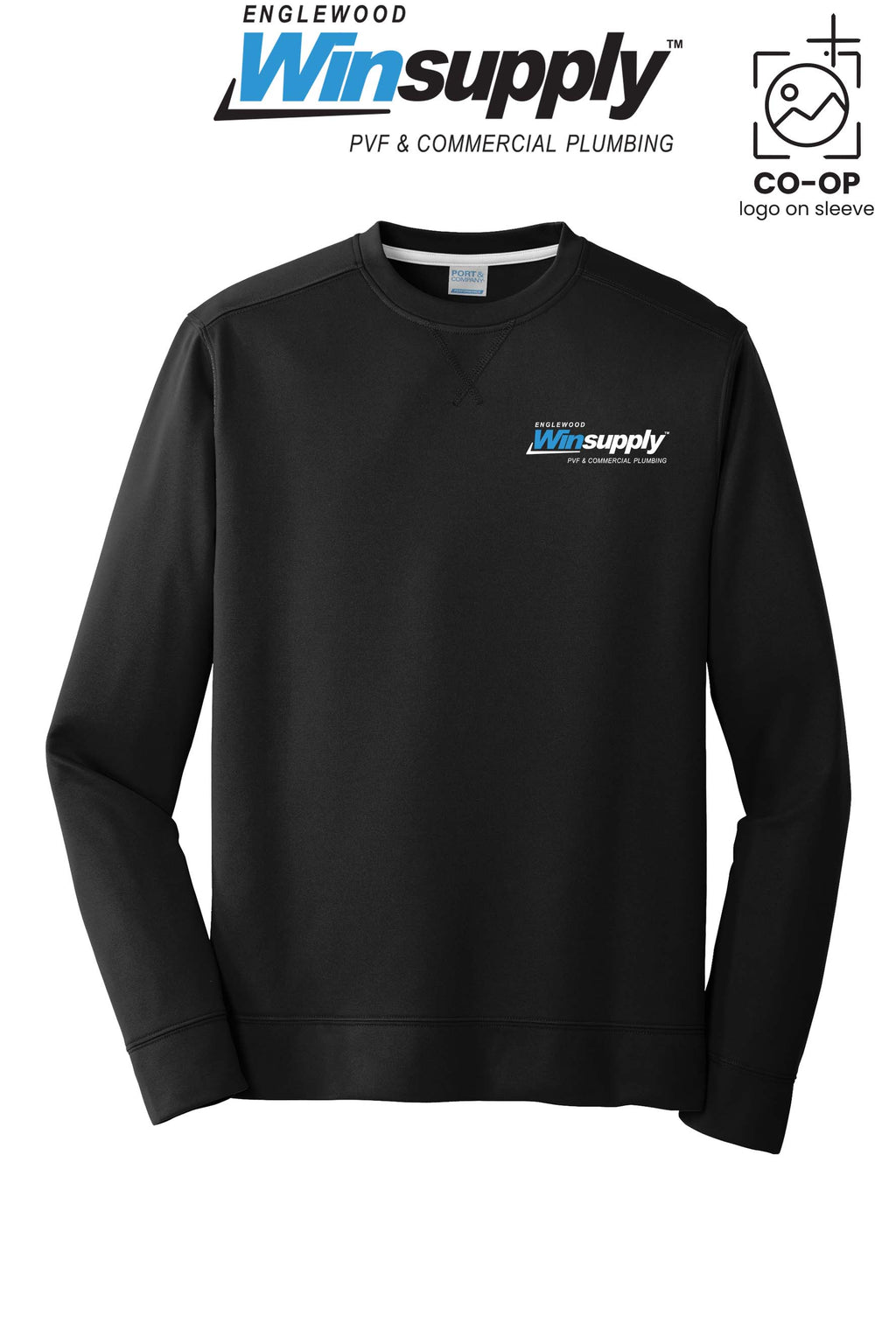 Port & Co™ Performance Fleece Crewneck Sweatshirt - Englewood Winsupply