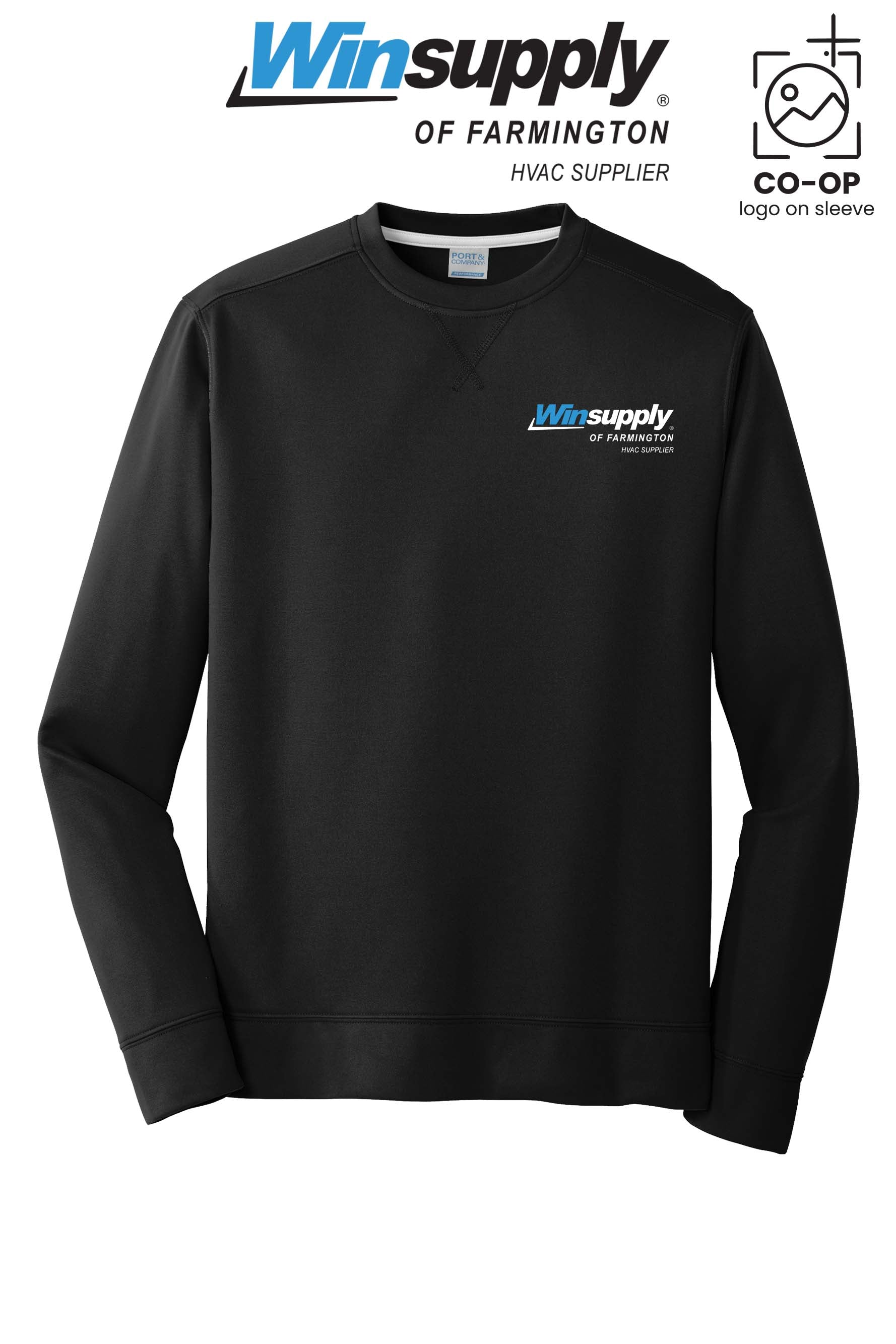 Port & Co™ Performance Fleece Crewneck Sweatshirt - Winsupply of Farmington
