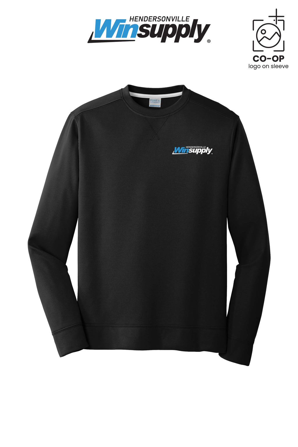 Port & Co™ Performance Fleece Crewneck Sweatshirt - Winsupply of Hendersonville