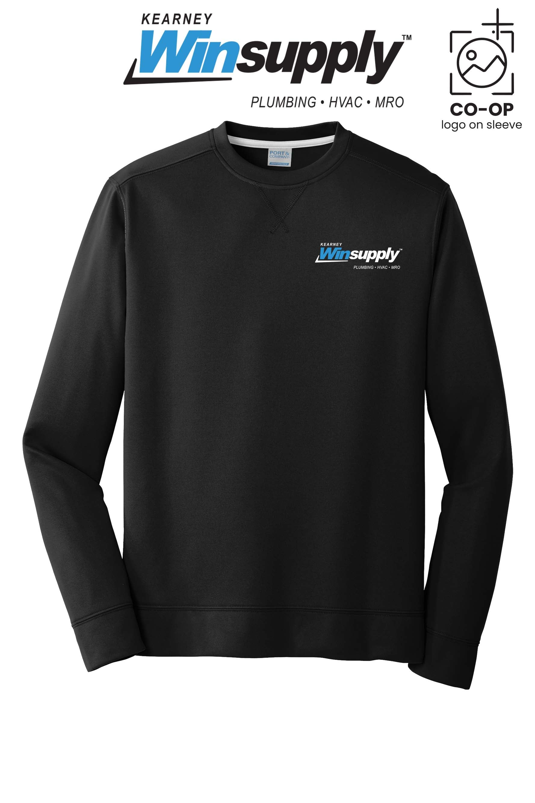 Port & Co™ Performance Fleece Crewneck Sweatshirt - Kearney Winsupply